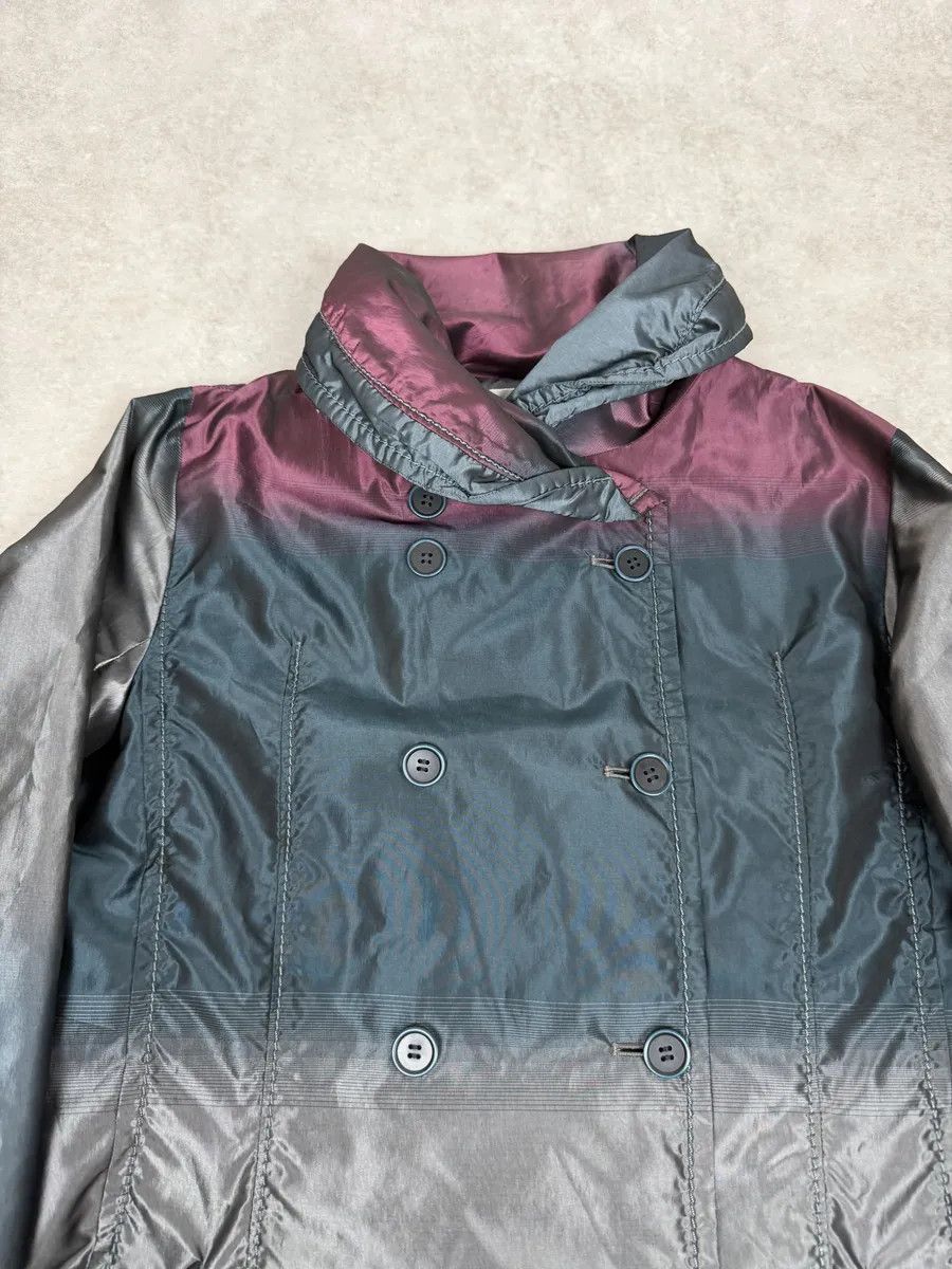 Issey Miyake 2000s Issey Miyake Gradient Multicolor Long Japanese Trench Coat Size US S / EU 44-46 / 1 - 8 Thumbnail