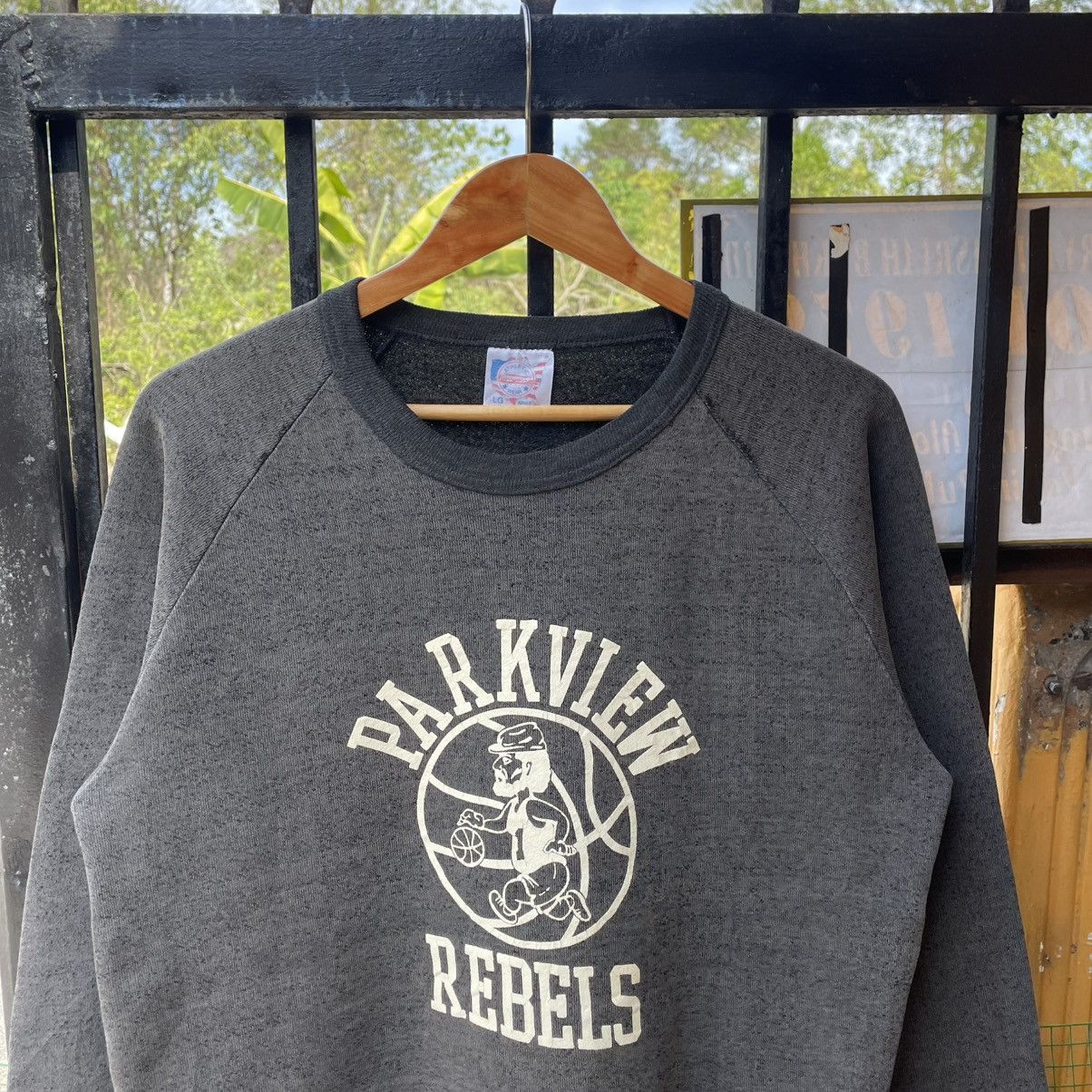 Vintage 🔥Vintage 80s Parkview Rebels Big Logo Crewneck Sweatshirts Size US M / EU 48-50 / 2 - 4 Thumbnail