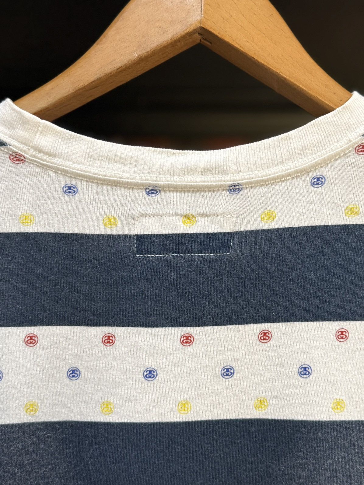 Stussy Stussy Stripe Monogram Authentic Gear Streetwear Tee Size US L / EU 52-54 / 3 - 9 Thumbnail