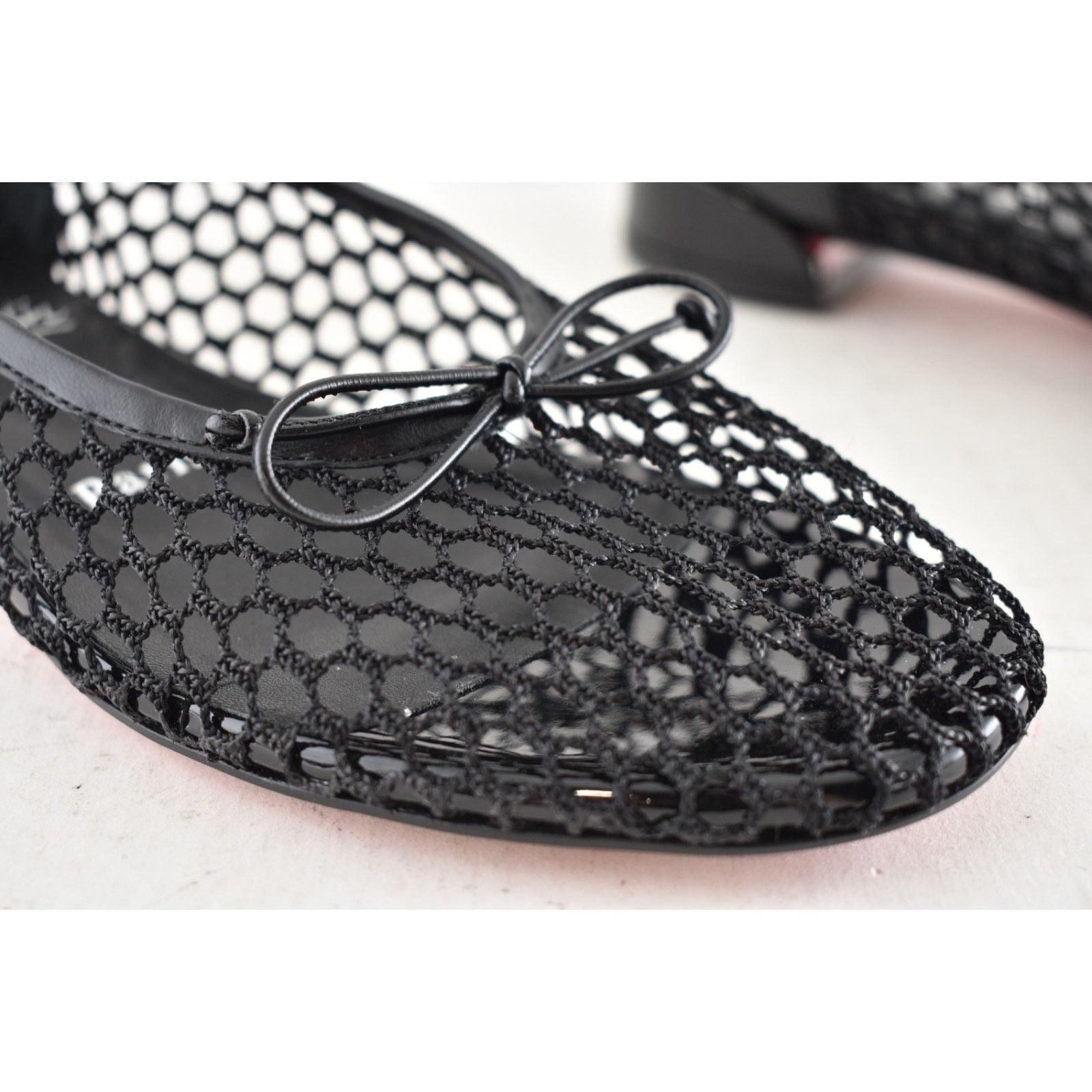 Christian Louboutin Christian Louboutin Sweetie Jane Mesh Flat Black Ballet Size US 7.5 / IT 37.5 - 8 Thumbnail