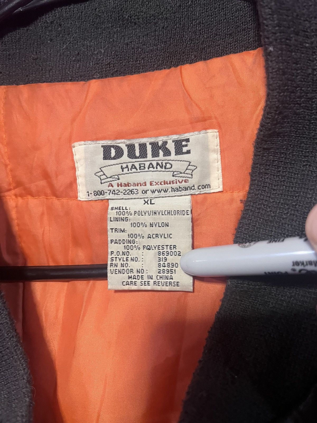 Vintage Black heavy bomber Size US XL / EU 56 / 4 - 8 Thumbnail