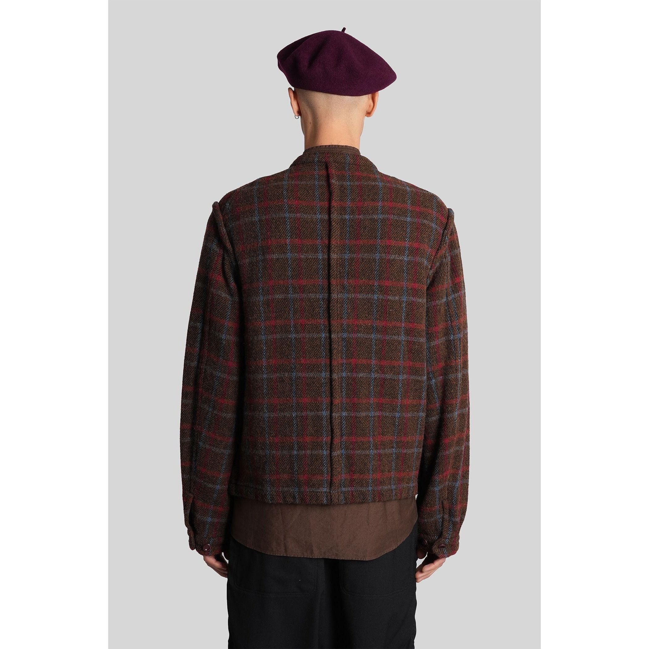 Undercover UNDERCOVER Brown Wool Check Jacket Size US XXL / EU 58 / 5 - 3 Thumbnail