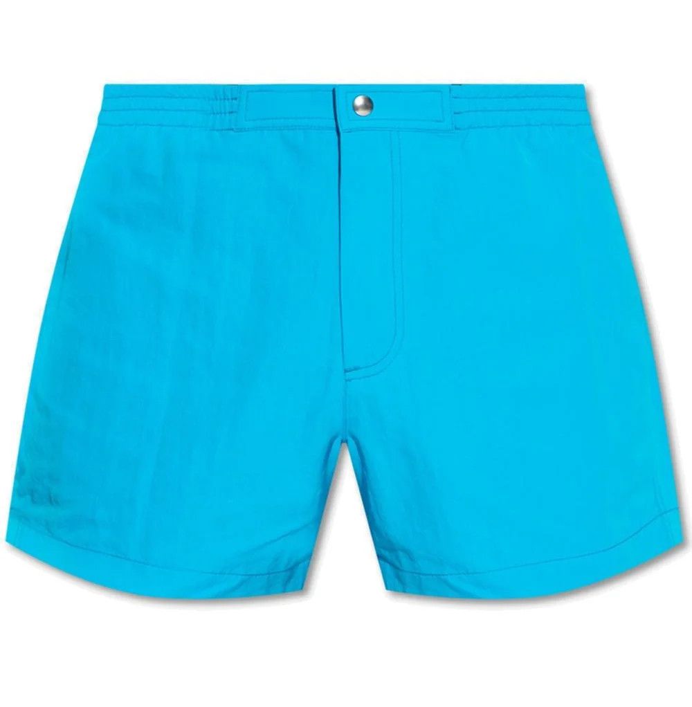 Bottega Veneta o1w1db10625 Intreccio Nylon Swim Short in Blue Size US 36 / EU 52 - 1 Thumbnail