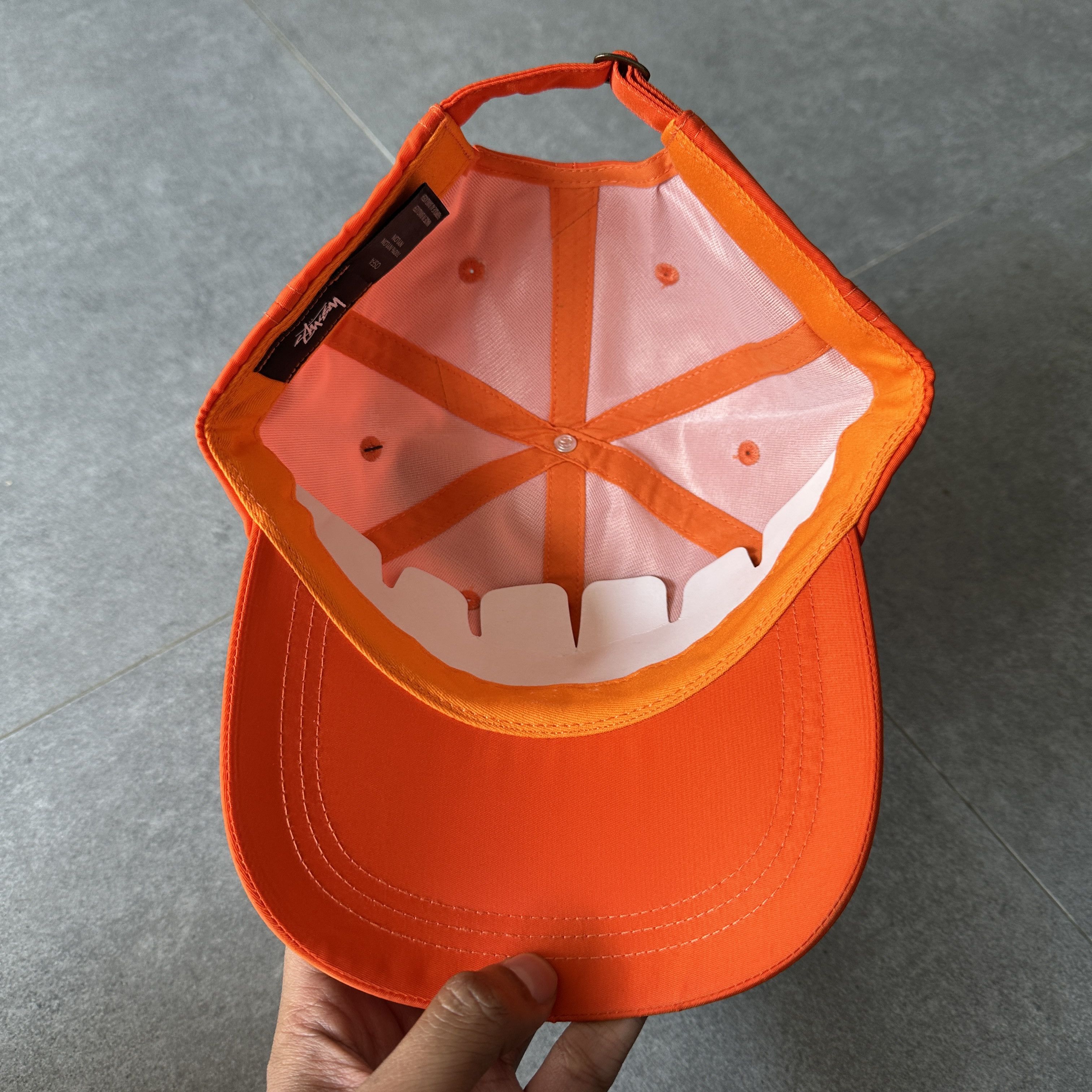 Stussy RARE STUSSY INC LAGUNA USA CAP HAT - OS - ORANGE Size ONE SIZE - 3 Thumbnail