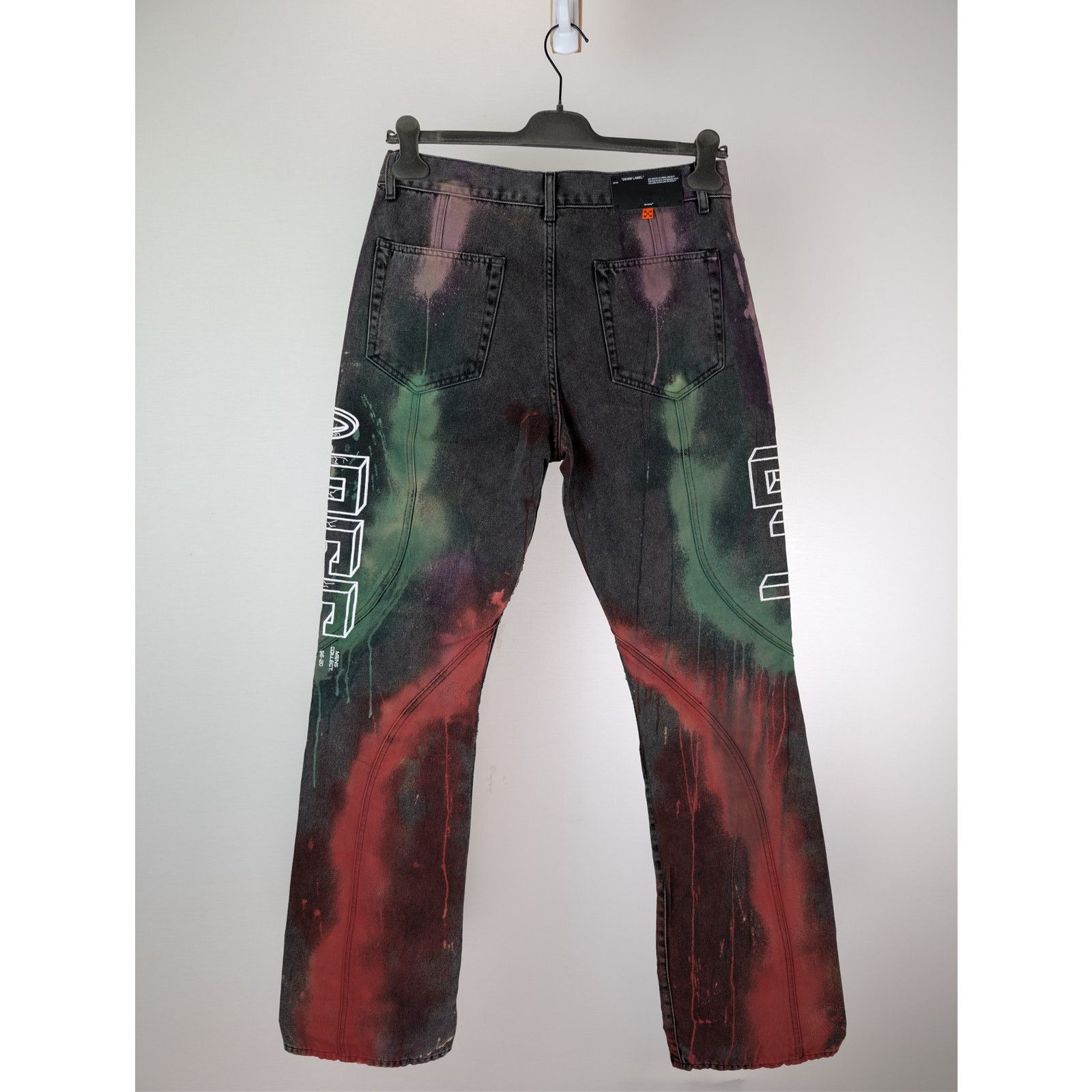 Off-White o1rshd1 Flared Jean in Multicolor Size US 32 / EU 48 - 11 Thumbnail