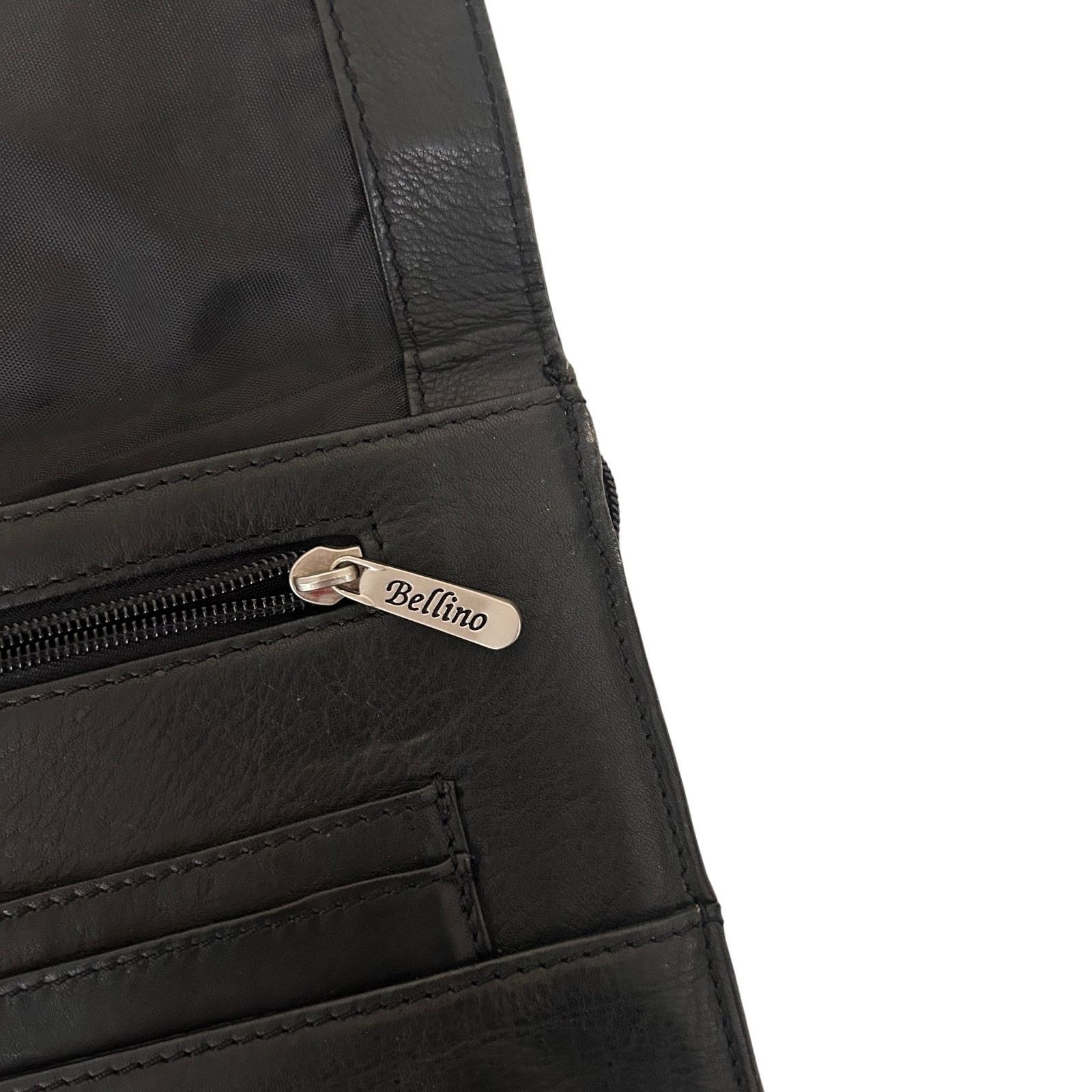 Other Vintage Bellino Black Leather Briefcase Bag Size ONE SIZE - 4 Thumbnail