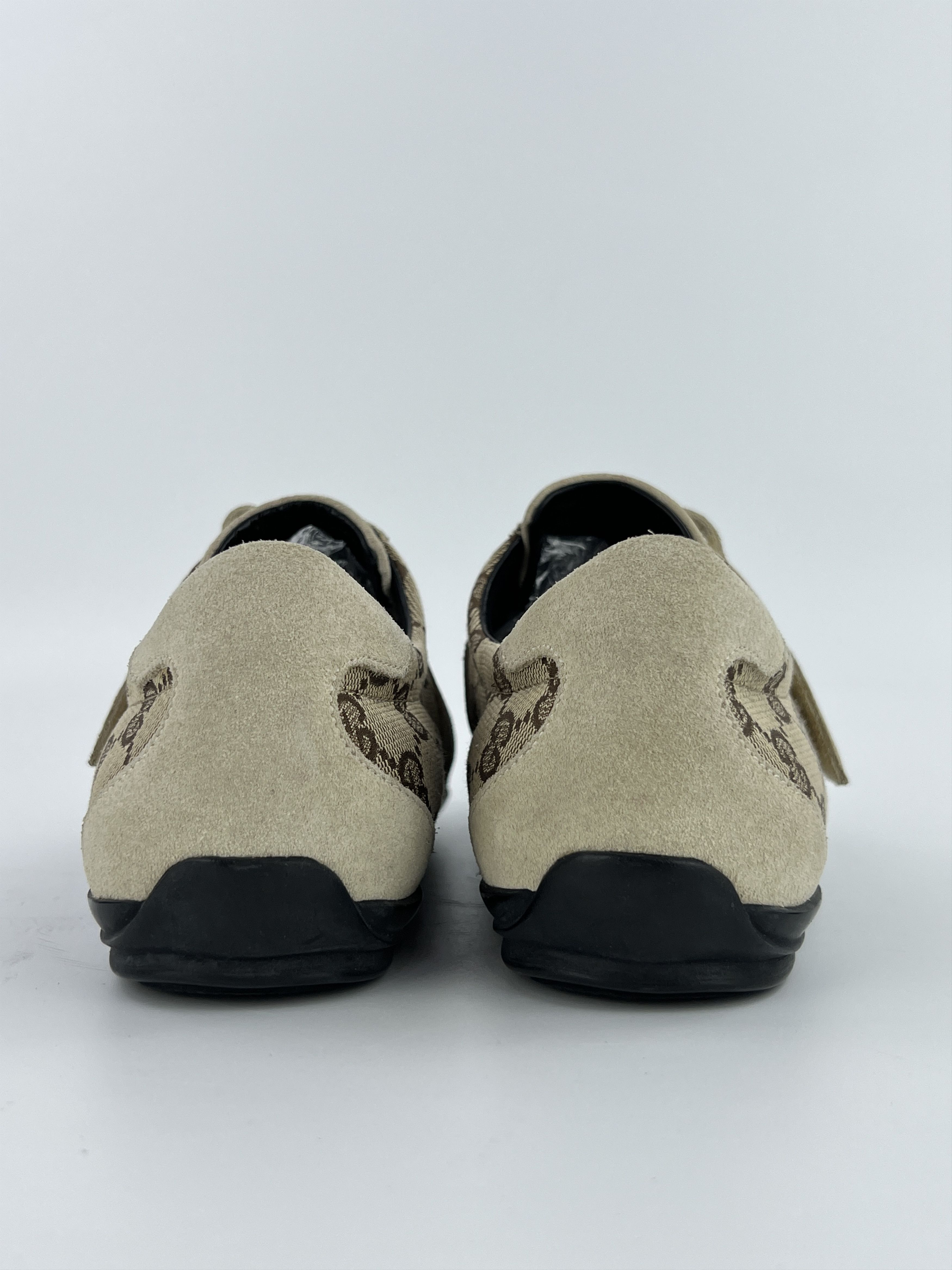 Gucci × Vintage Vintage Gucci GG Guccissima Suede Low Top Sneakers Size US 8.5 / IT 38.5 - 8 Thumbnail