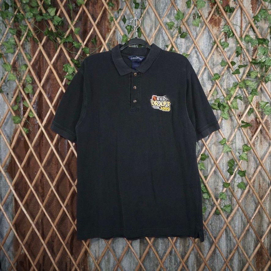 NHL XL - Vintage Y2K NHL draft 90s Boston embroider 1999 Polo Size US XL / EU 56 / 4 - 1 Thumbnail