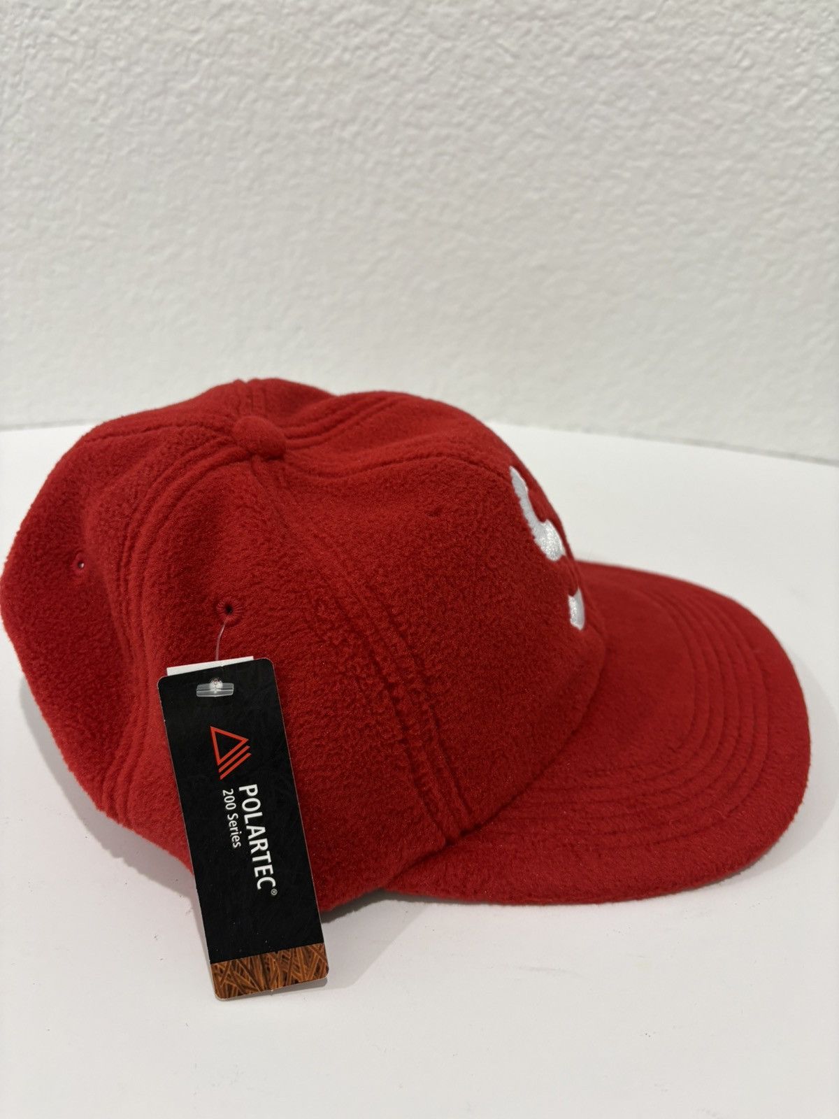 Supreme New w/tags Made in USA Red Supreme Polartec 6 Six panel cap Size ONE SIZE - 2 Thumbnail