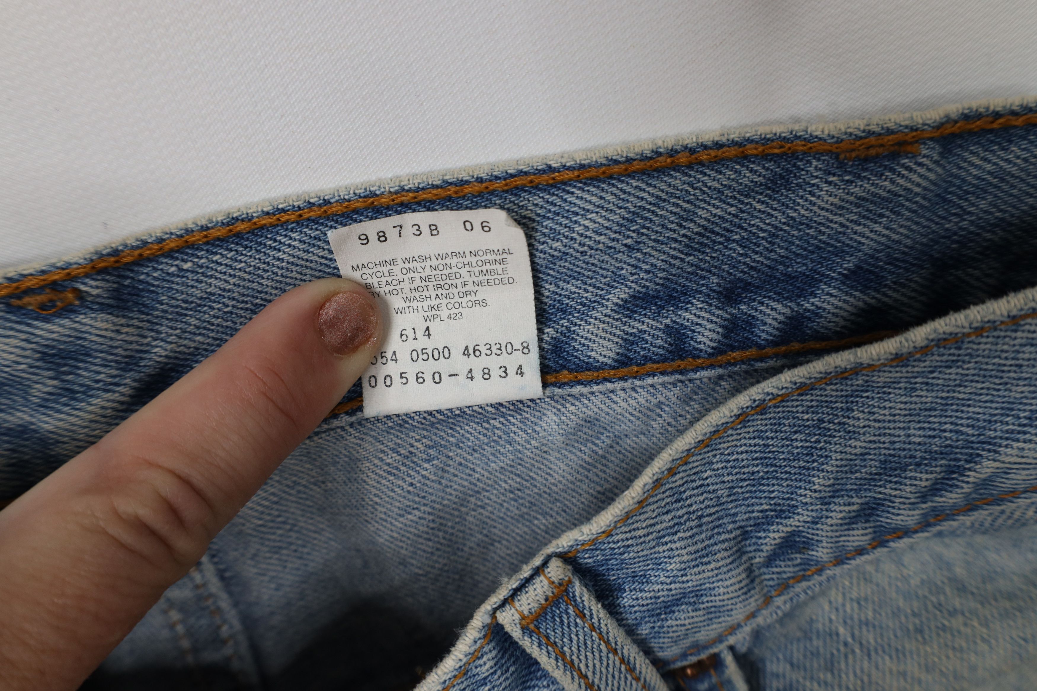 Levi's Vintage Y2K 2000 Levis 560 Loose Fit Tapered Leg Jeans USA Size US 30 / EU 46 - 10 Thumbnail