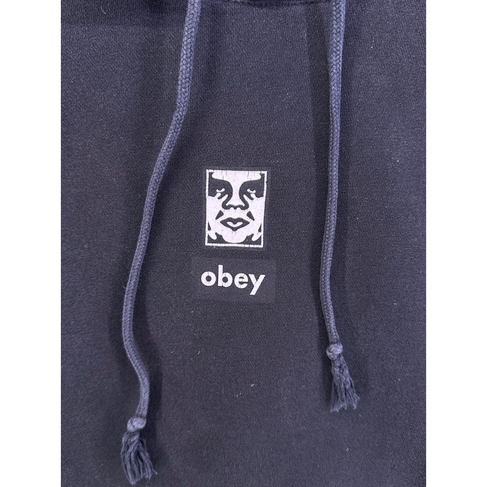 Obey OBEY Worldwide Black Hoodie White Print Size Small Size US S / EU 44-46 / 1 - 6 Thumbnail