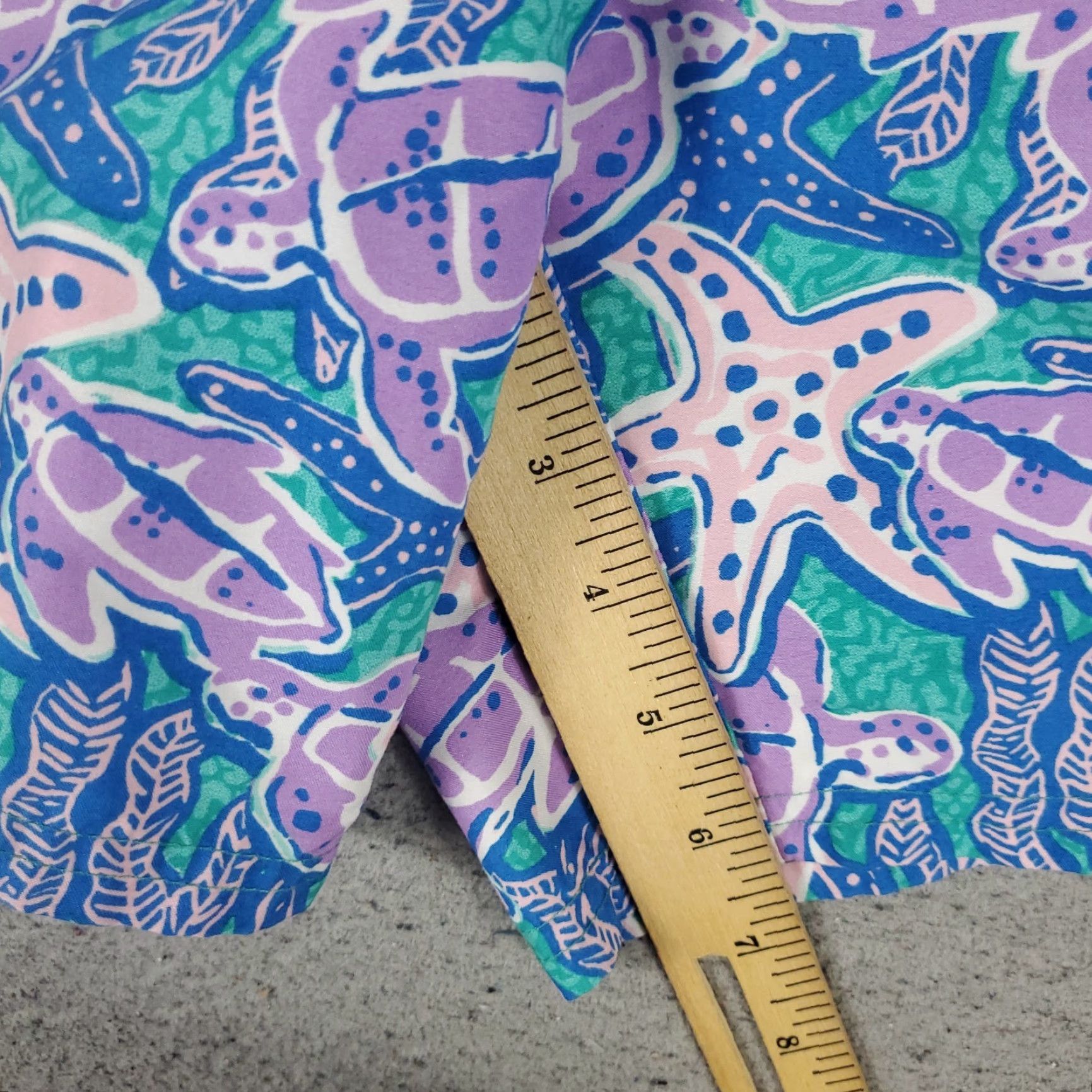 Vineyard Vines Vineyard Vines Shorts Mens 2XL Purple Blue Sea Turtles Beach Board Swim Trunks Size US 39 - 6 Thumbnail