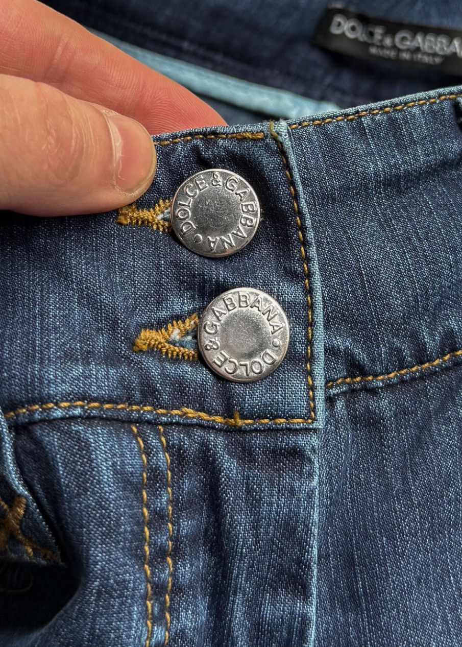 Dolce & Gabbana Dolce & Gabbana Vintage Blue Turquoise Stone Pockets Jeans Size 27" / US 4 / IT 40 - 9 Thumbnail