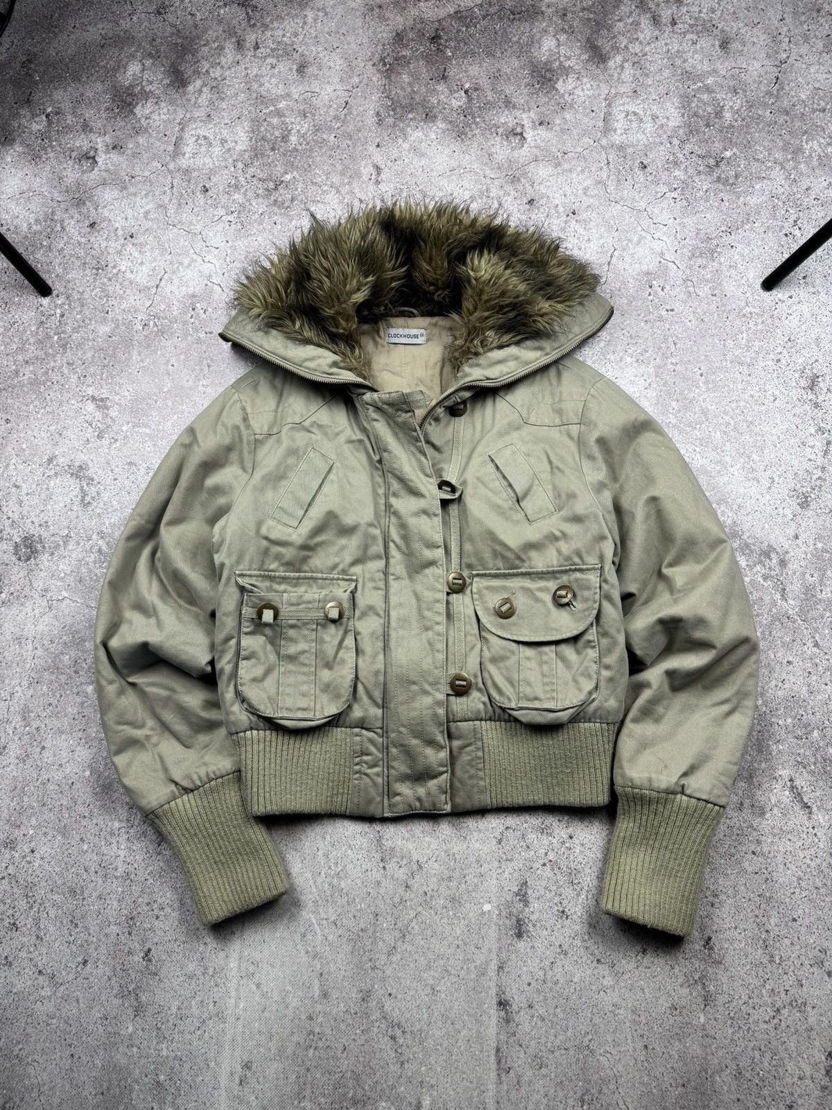 Japanese Brand Vintage Japanese G.O.A Style Fur Bomber Jacket Y2K Size US S / EU 44-46 / 1 - 2 Thumbnail