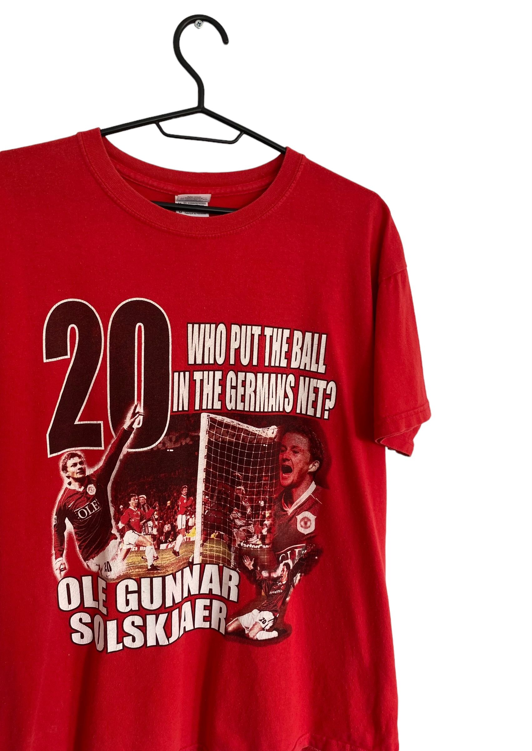 Vintage Ole Gunnar Solskjaer Manchester United vintage tee Size US M / EU 48-50 / 2 - 4 Thumbnail