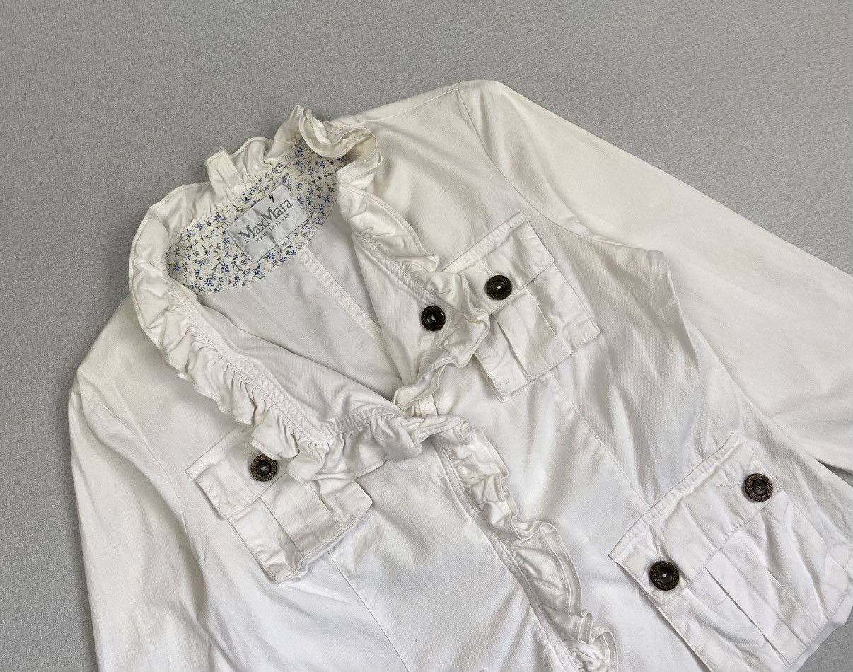 Max Mara Women’s Vintage Max Mara Basic Blazer White Jacket size XL Size XL / US 12-14 / IT 48-50 - 2 Thumbnail