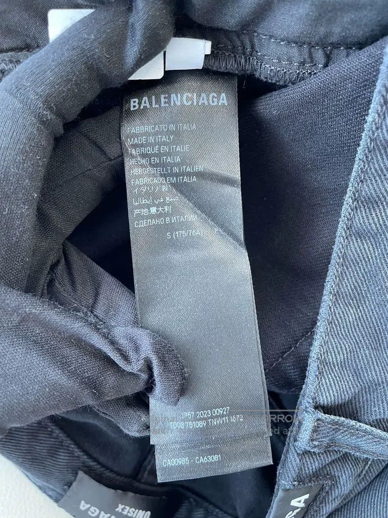 Balenciaga Balenciaga size S Water-Washed Bootcut Flared Jeans Size US 27 - 3 Thumbnail