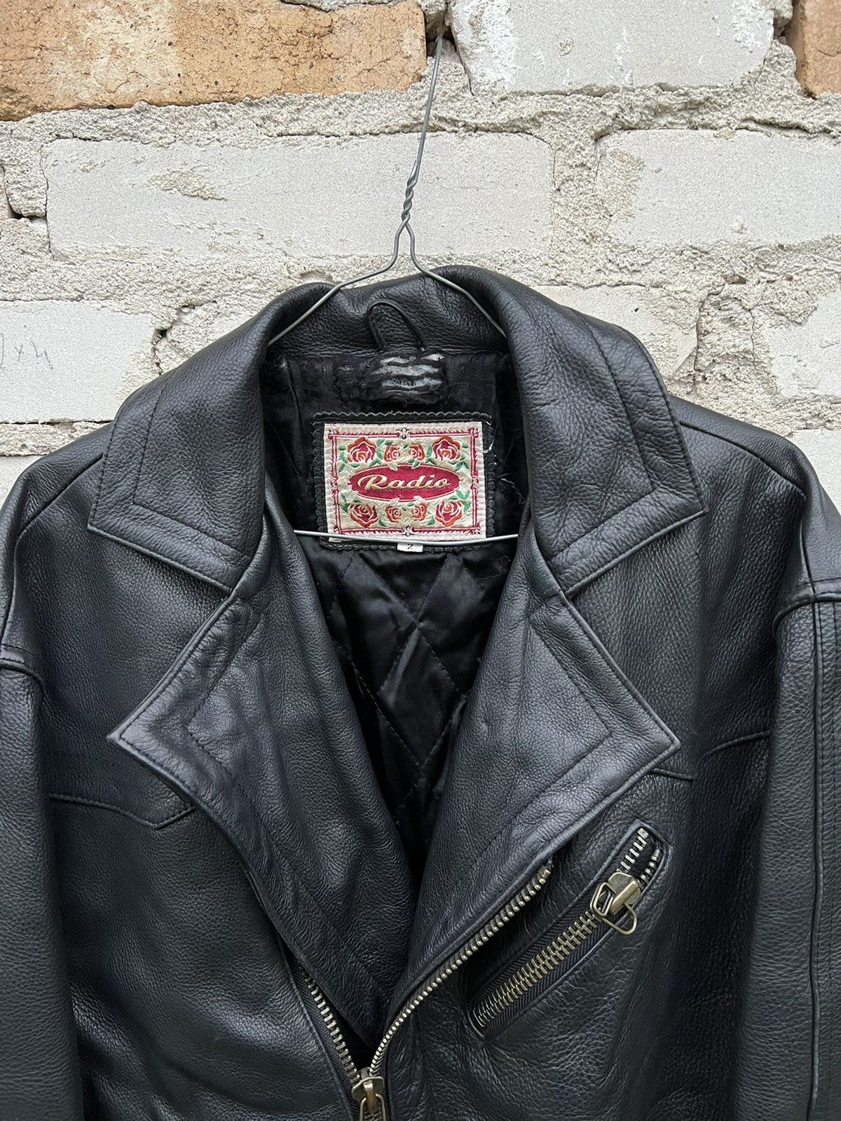 Genuine Leather × Vintage Genuine Leather Ramones Jacket vintage 90’s made in korea Size L / US 10 / IT 46 - 2 Thumbnail