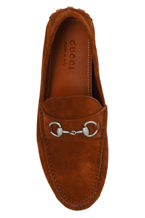 Gucci o1mt1gz0925 Men's Driver Shoes With Horsebit in Brown Size US 8 / EU 41 - 4 Thumbnail