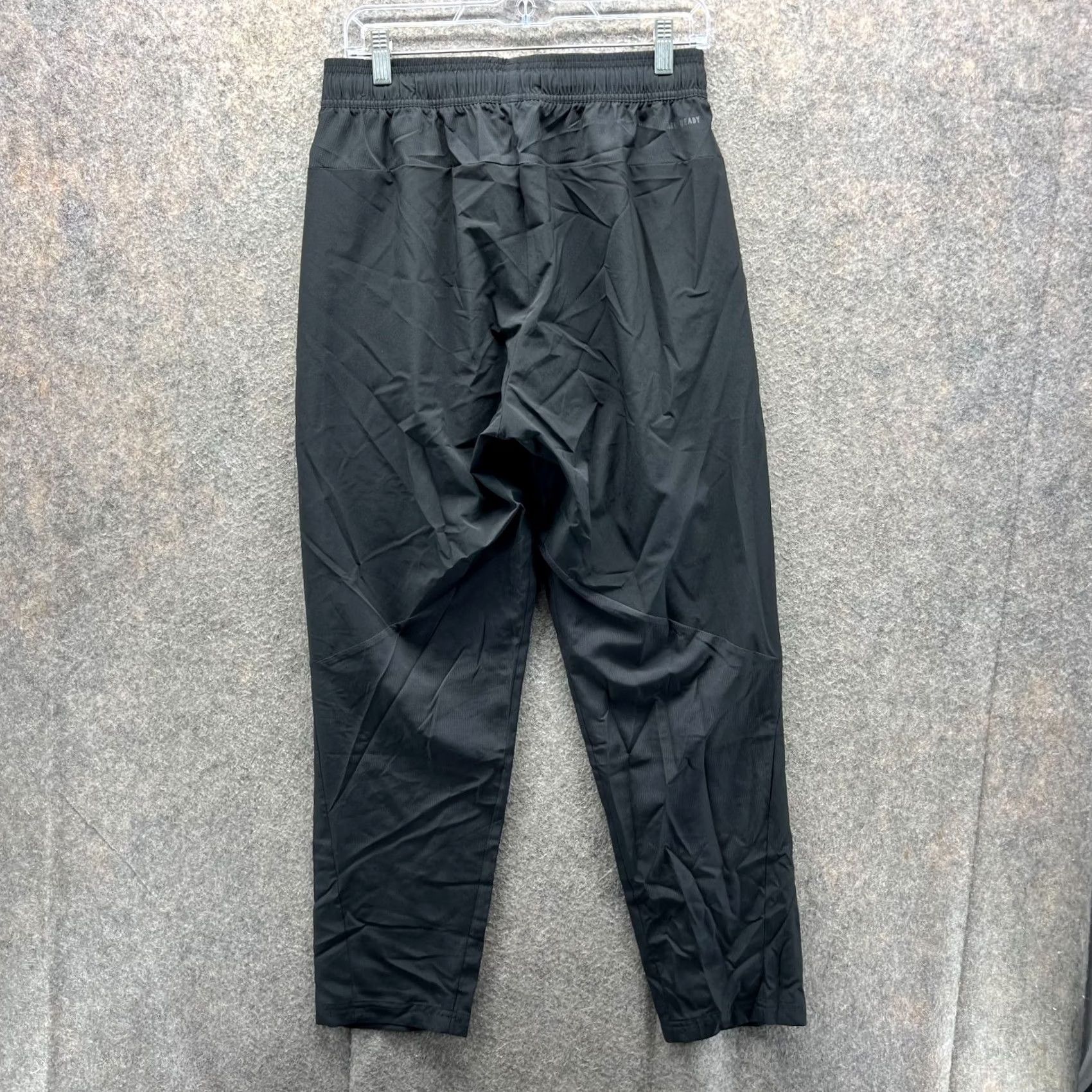 Adidas Adidas Sweatpants Men M Black Polyester Gym Trefoil Straight Vtg Originals Size US 31 - 2 Thumbnail