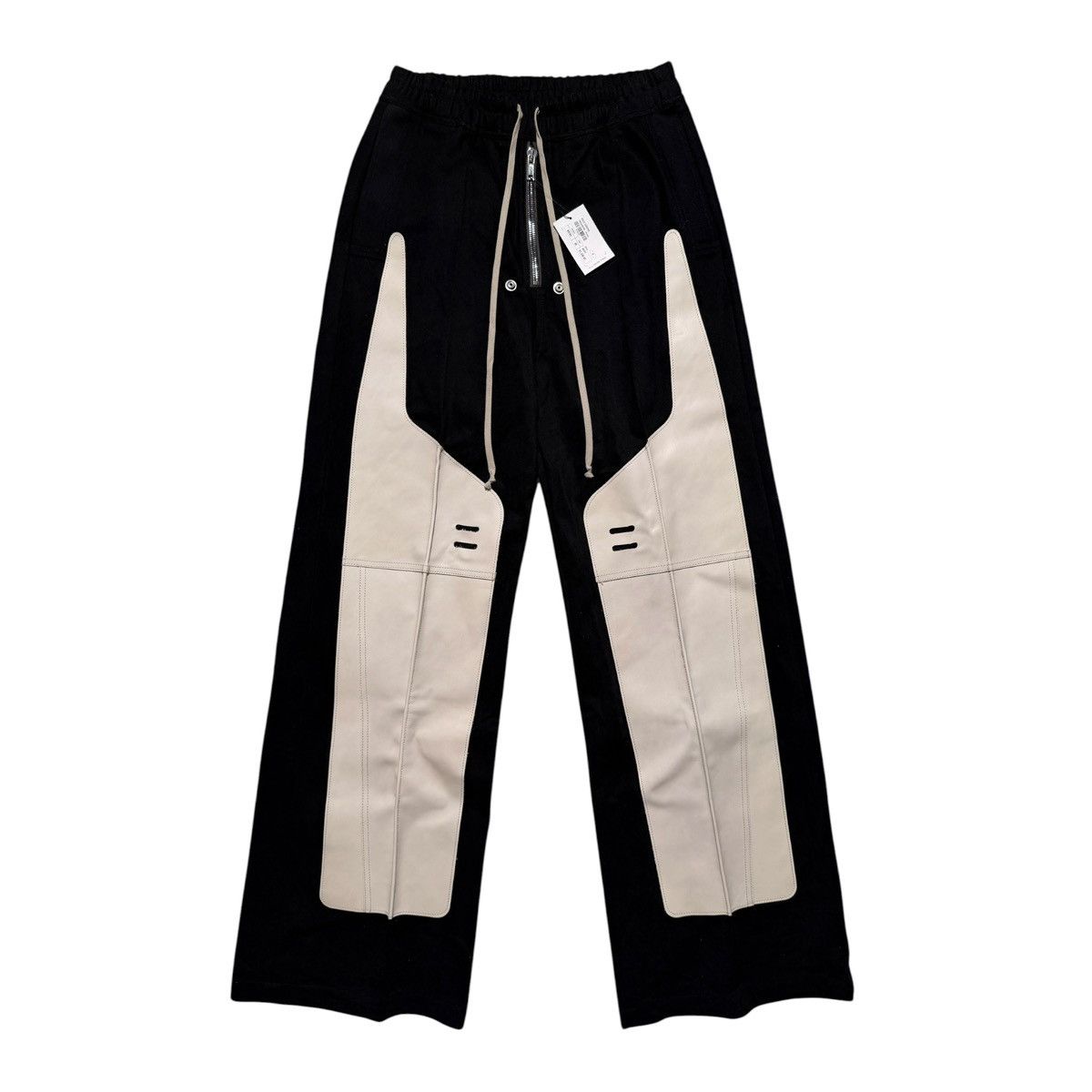 Rick Owens $1,400 FW22 Strobe Geth Bela leather pant Size US 31 - 1 Thumbnail
