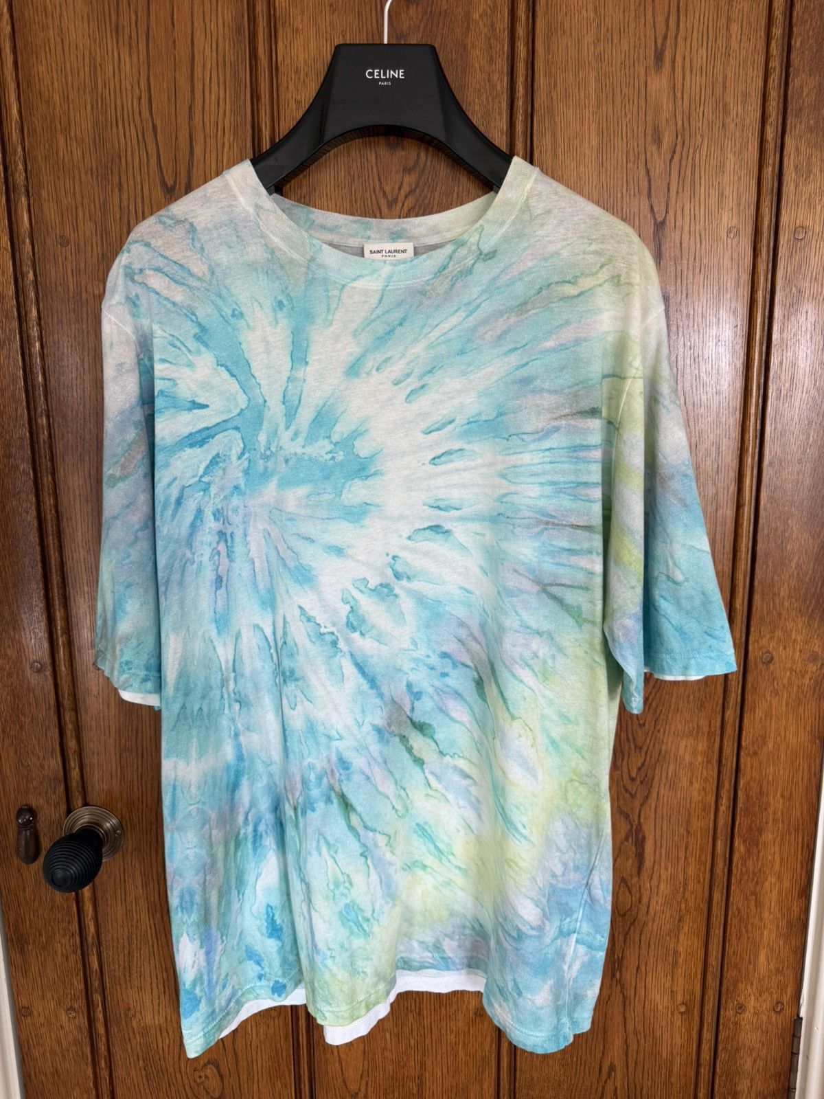 Saint Laurent Paris SS16 Saint Laurent surf sound Hedi tie dye t shirt grail M Size US M / EU 48-50 / 2 - 1 Thumbnail
