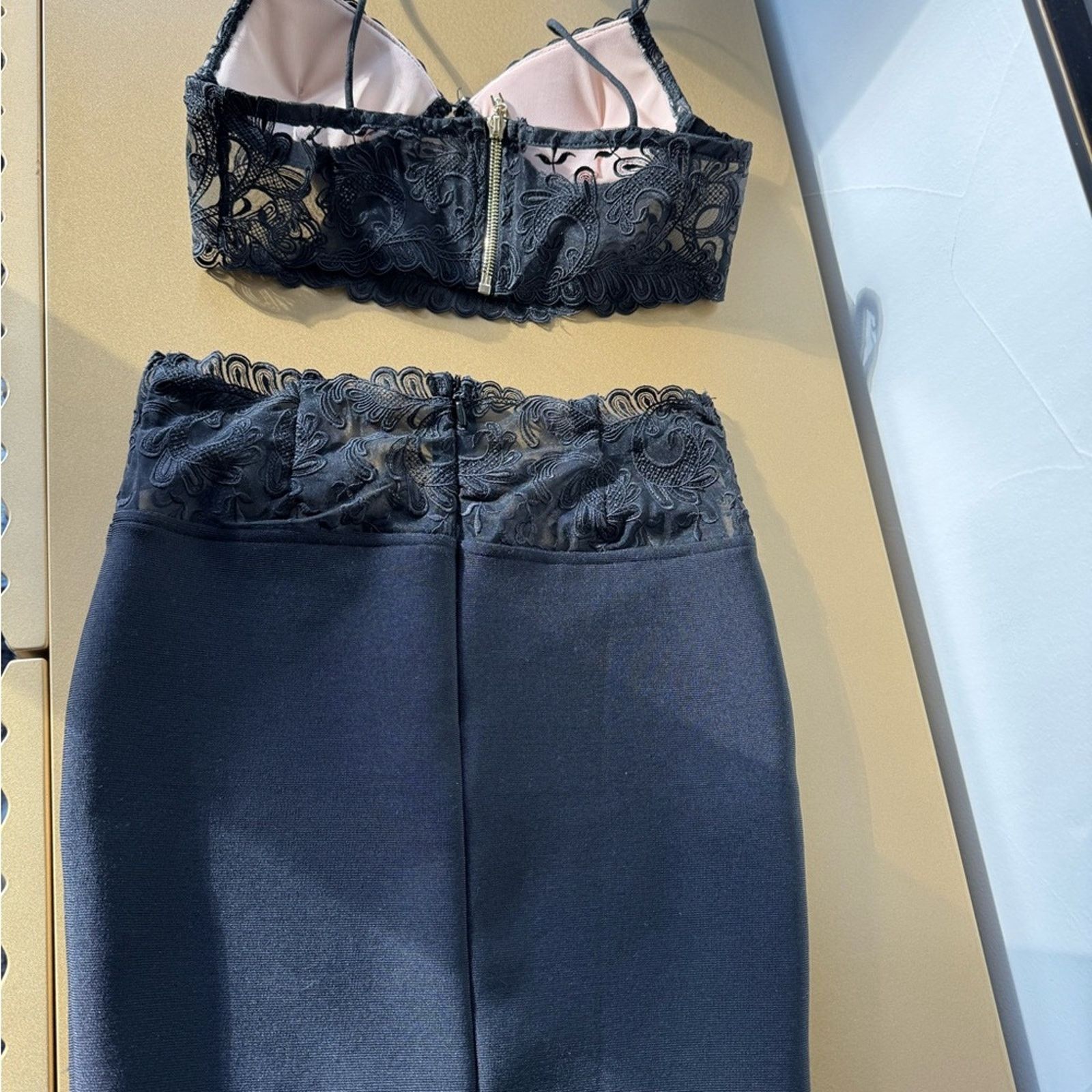 Other Elegant Black Lace two piece set size XS Size S / US 4 / IT 40 - 3 Thumbnail
