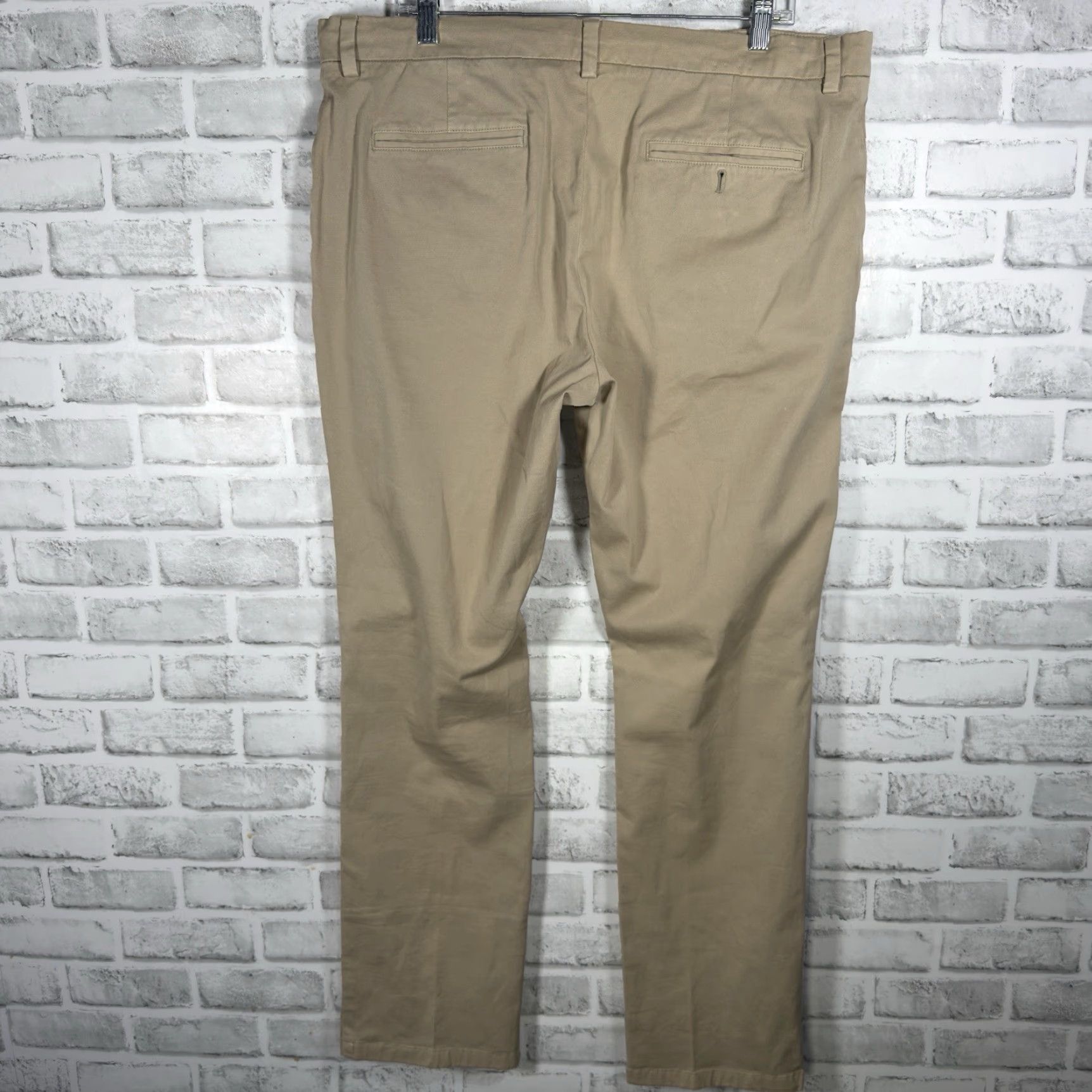 Vineyard Vines VINEYARD VINES Slim Pant Mens Size 32 x 36 Cotton Chino Casual Brown Tan Slim Fit Pants Size US 32 / EU 48 - 5 Thumbnail