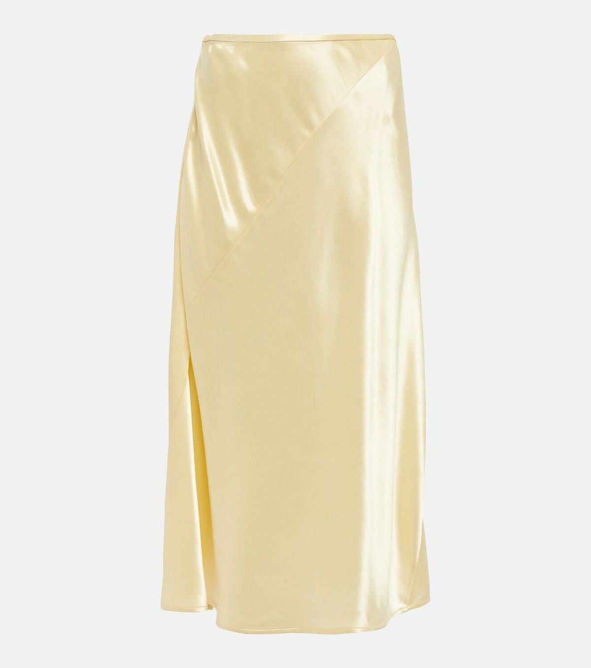 Jil Sander o1y1025 Midi Skirt in Yellow Size 30" / US 8 / IT 44 - 1 Thumbnail