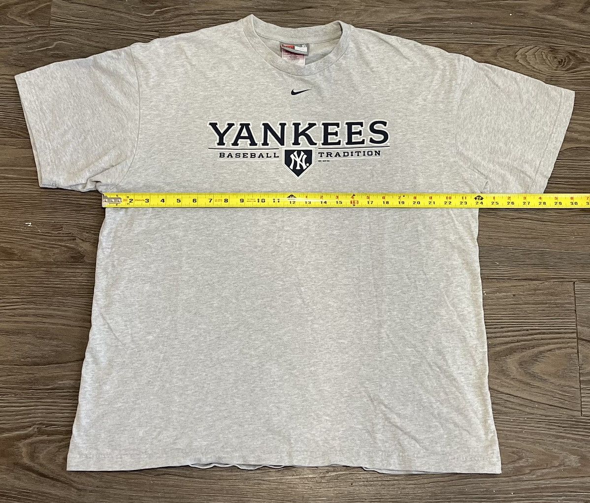 Nike × Vintage Vintage 2007 New York Yankees Nike Team Center Check Shirt Size US XL / EU 56 / 4 - 4 Thumbnail