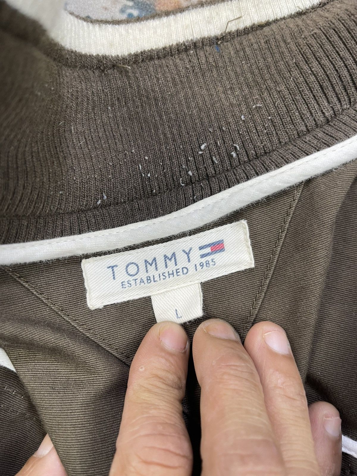 Tommy Hilfiger Tommy Stand Collar Bomber Jacket Size US M / EU 48-50 / 2 - 14 Thumbnail