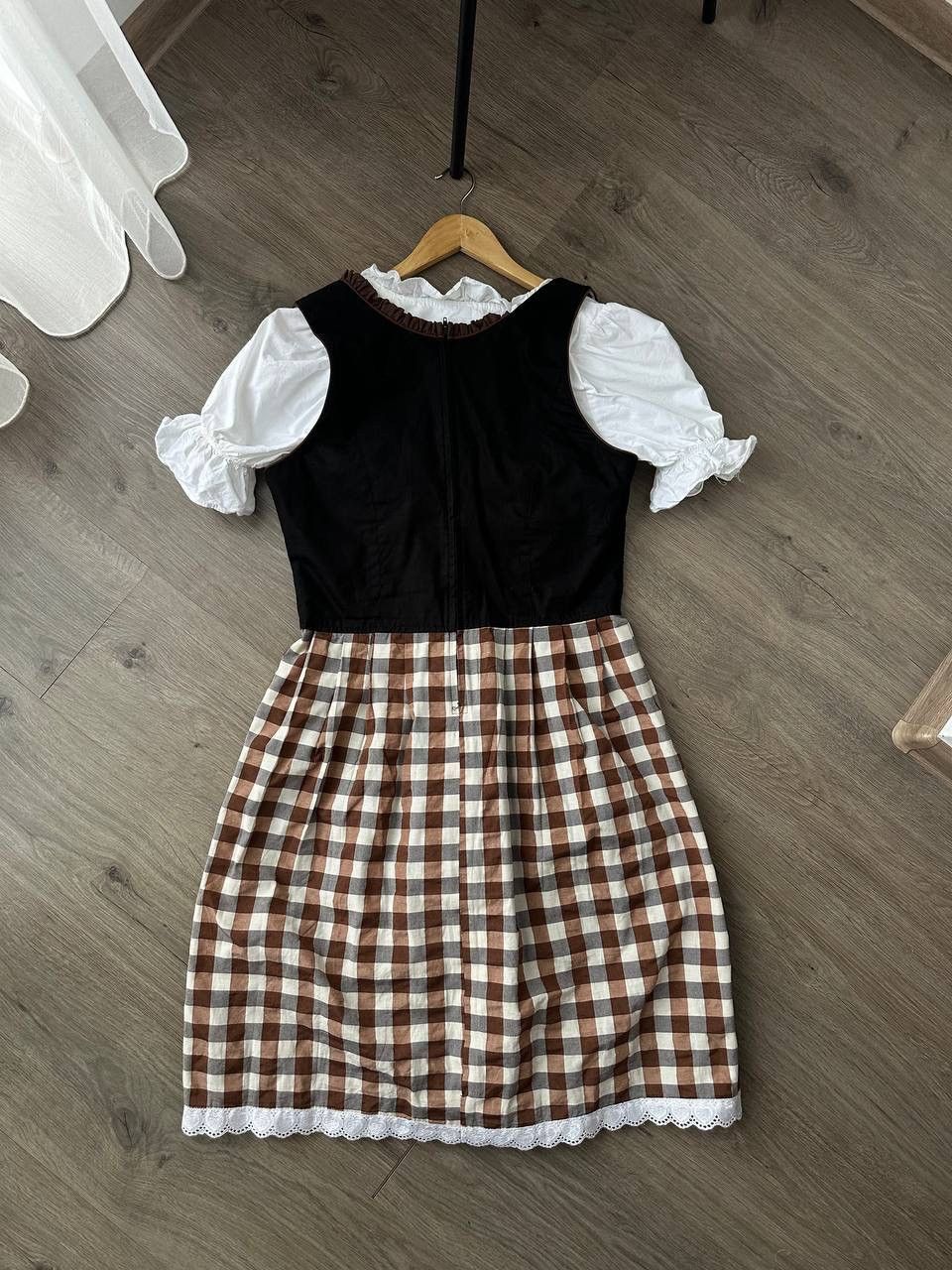 Japanese Brand × Vintage Vintage Alpenmarchen Dirndl Dress Oktoberfesttracht Bavarian Size M / US 6-8 / IT 42-44 - 15 Thumbnail