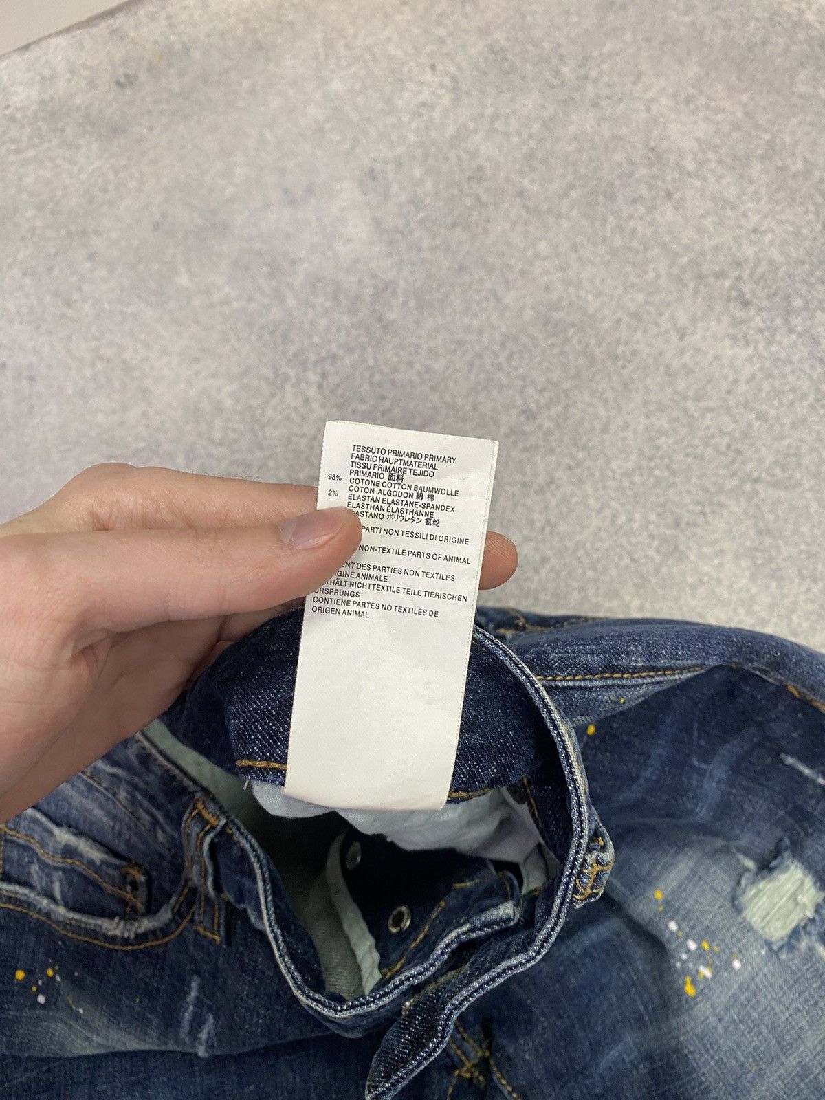 Designer × Dsquared2 × Vintage Vintage Dsquared2 Denim Blue Luxury Jeans Size US 30 / EU 46 - 11 Thumbnail
