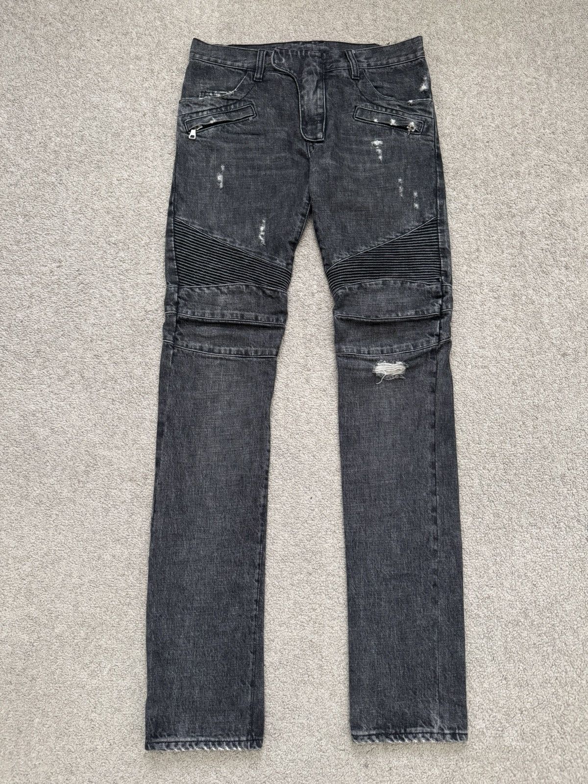 Balmain SS11 バイカー サイドジップ カーゴパンツ 36 【公式通販】