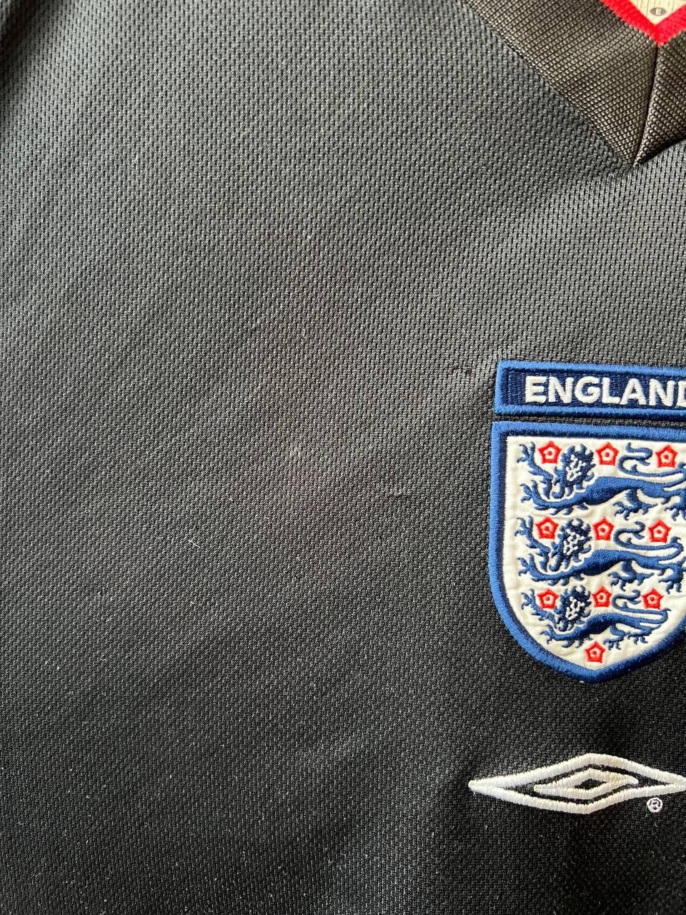 Umbro 2003/05 ENGLAND TEAM RARE GK SOCCER JERSEY FOOTBALL SHIRT L Size US L / EU 52-54 / 3 - 5 Thumbnail