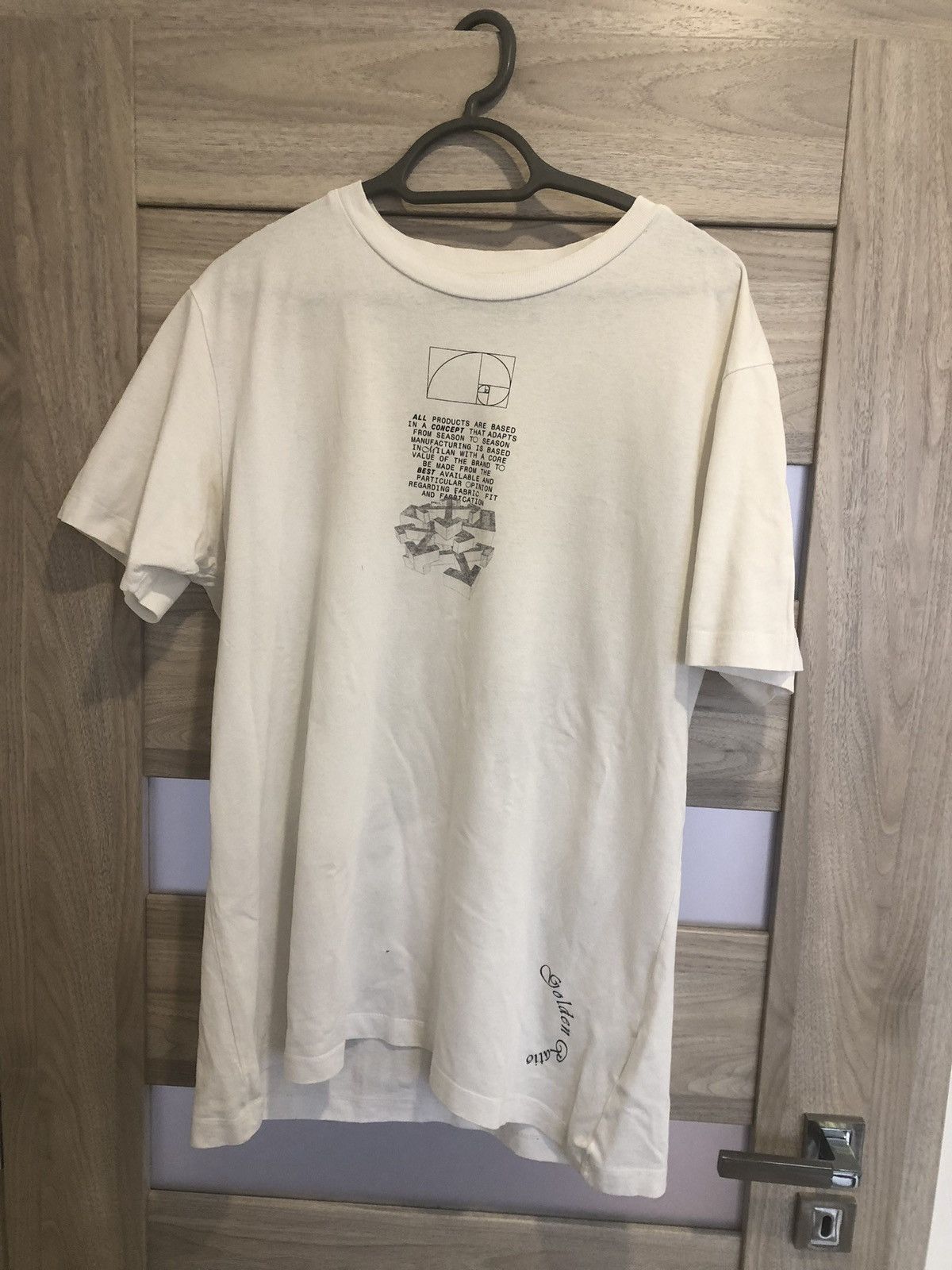 Off-White Off-White Golden Ratio tee Size US XL / EU 56 / 4 - 1 Thumbnail