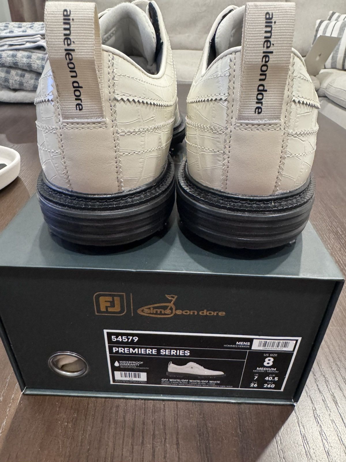 Aime Leon Dore ALD x Footjoy Croc-Embossed Premier Series Marquis Size US 8 / EU 41 - 7 Thumbnail