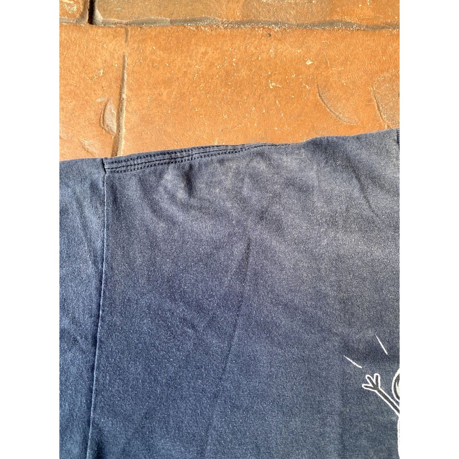 Vintage VINTAGE Its All Fun And Games Until The Cops Show Up T Shirt 2XL Alstyle Blue Graphic Print Crew Neck Short Sleeve Men Mens Size US XL / EU 56 / 4 - 4 Thumbnail