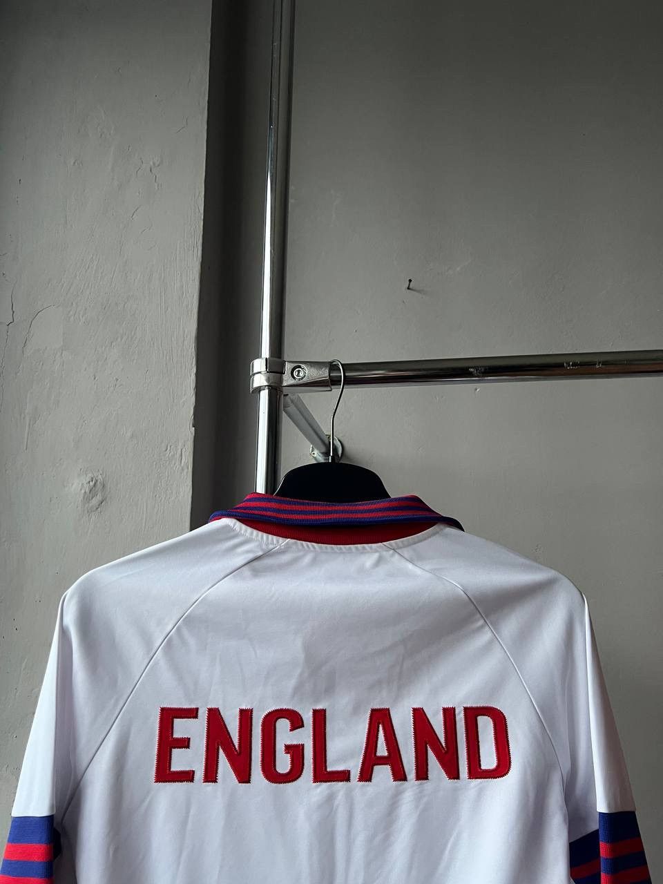 Vintage 1980 ENGLAND TEAM REMAKE TRAINING SOCCER FOOTBALL JACKET S Size US S / EU 44-46 / 1 - 12 Thumbnail