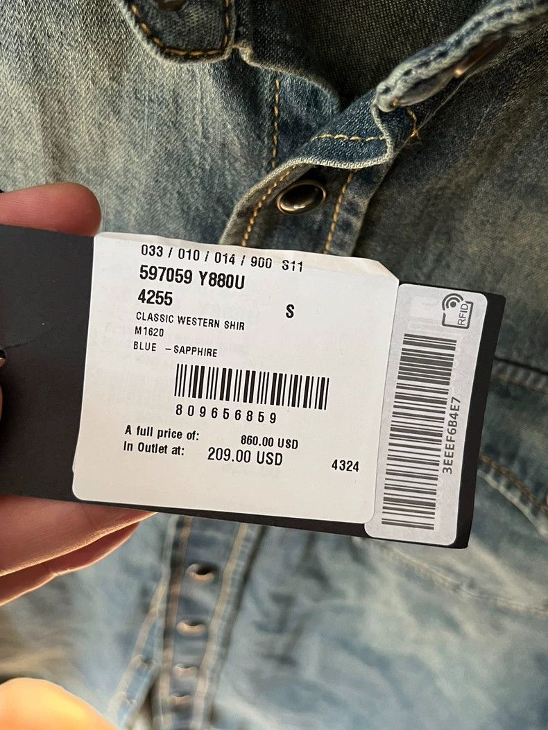 Saint Laurent Paris Saint Laurent Parisdenim jacket 2504-Nextarrow Size S / US 4 / IT 40 - 4 Thumbnail
