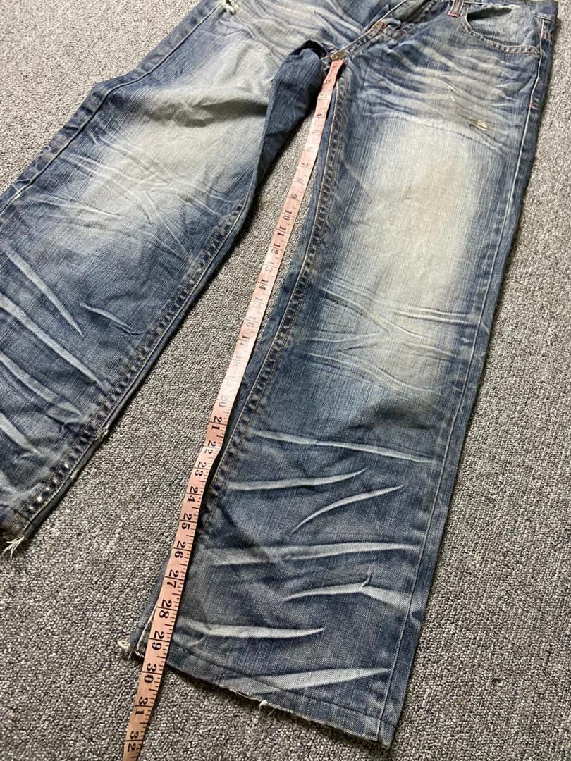 Japanese Brand ANTFUI World Brand Distressed Jeans (186) Size US 32 / EU 48 - 9 Thumbnail