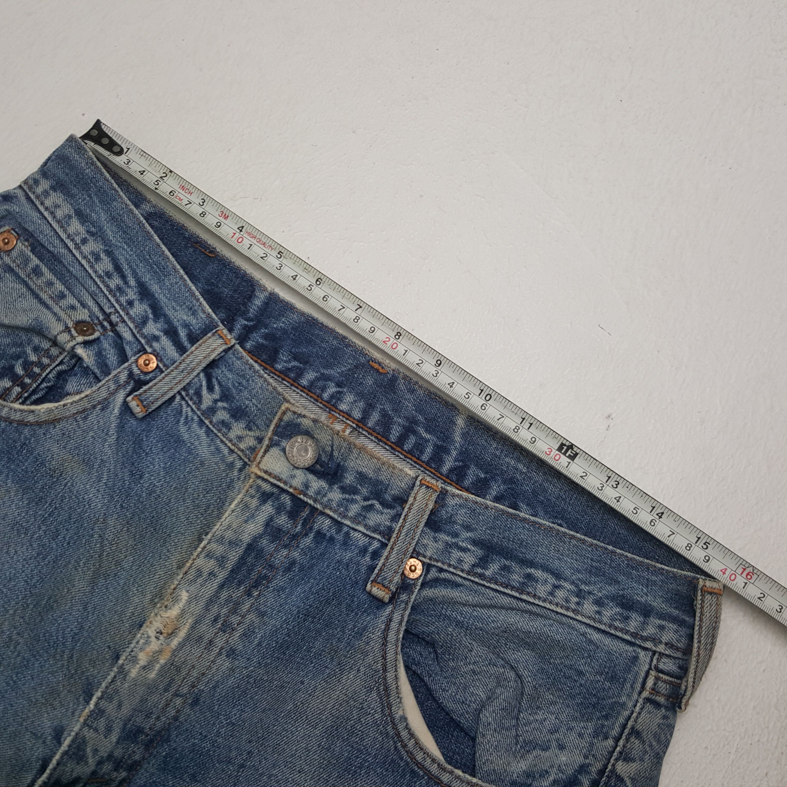 Levi's × Vintage Vintage Levi's Selvedge American Distressed Denim Jeans Size US 31 - 9 Thumbnail