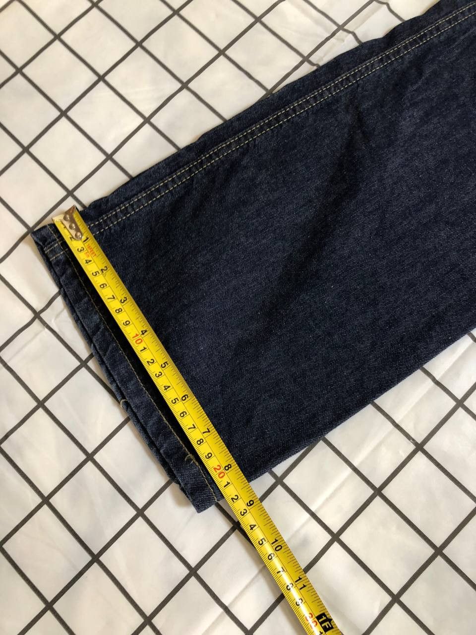 Levi's Levi's 514 Slim Straight Fit Dark Wash Denim Selvedge Jeans Size US 30 / EU 46 - 2 Thumbnail