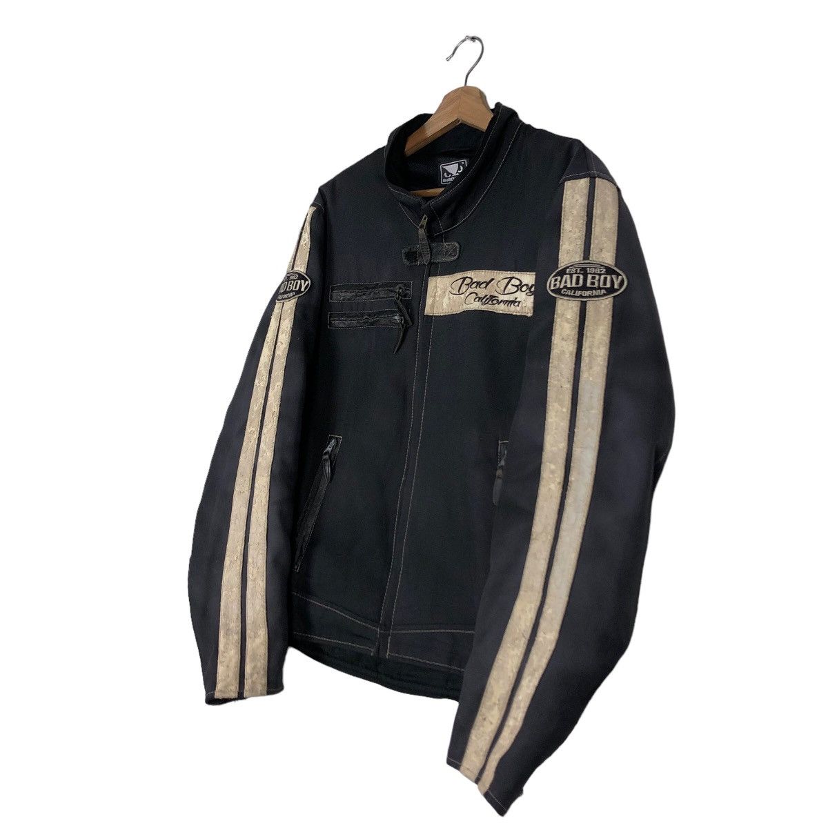 Hein Gericke 🔥Vintage Biker Jacket Racing Bad Boy Big Logo Spell Out Size US L / EU 52-54 / 3 - 2 Thumbnail