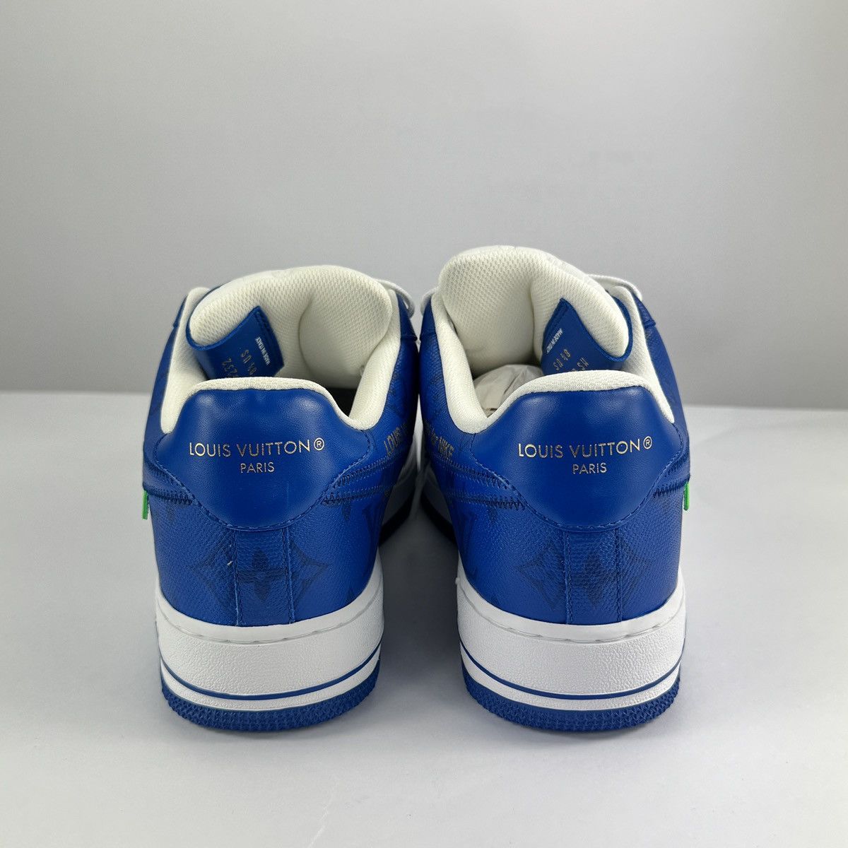 Louis Vuitton LOUIS VUITTON X AIR FORCE 1 BLUE SNEAKERS Size US 8.5 / EU 41-42 - 3 Thumbnail