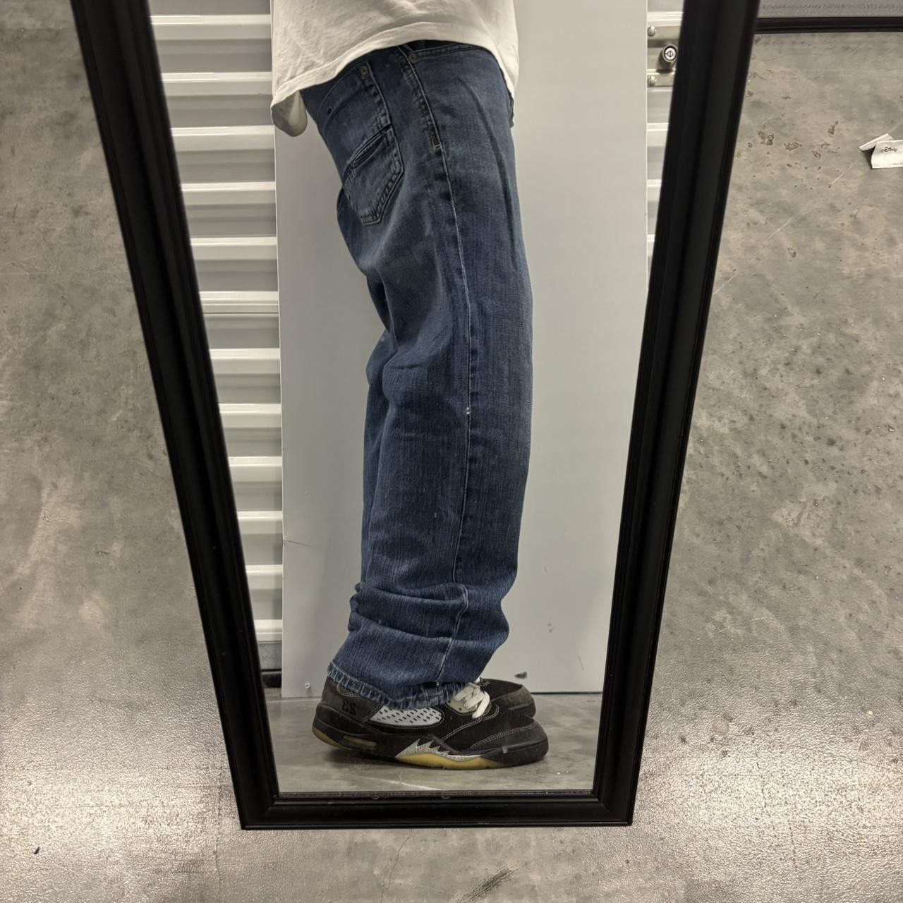 Japanese Brand × Vintage Crazy Vintage Y2K/2000s Grunge Dark Wash Essential Denim Jeans! Size US 32 / EU 48 - 2 Thumbnail