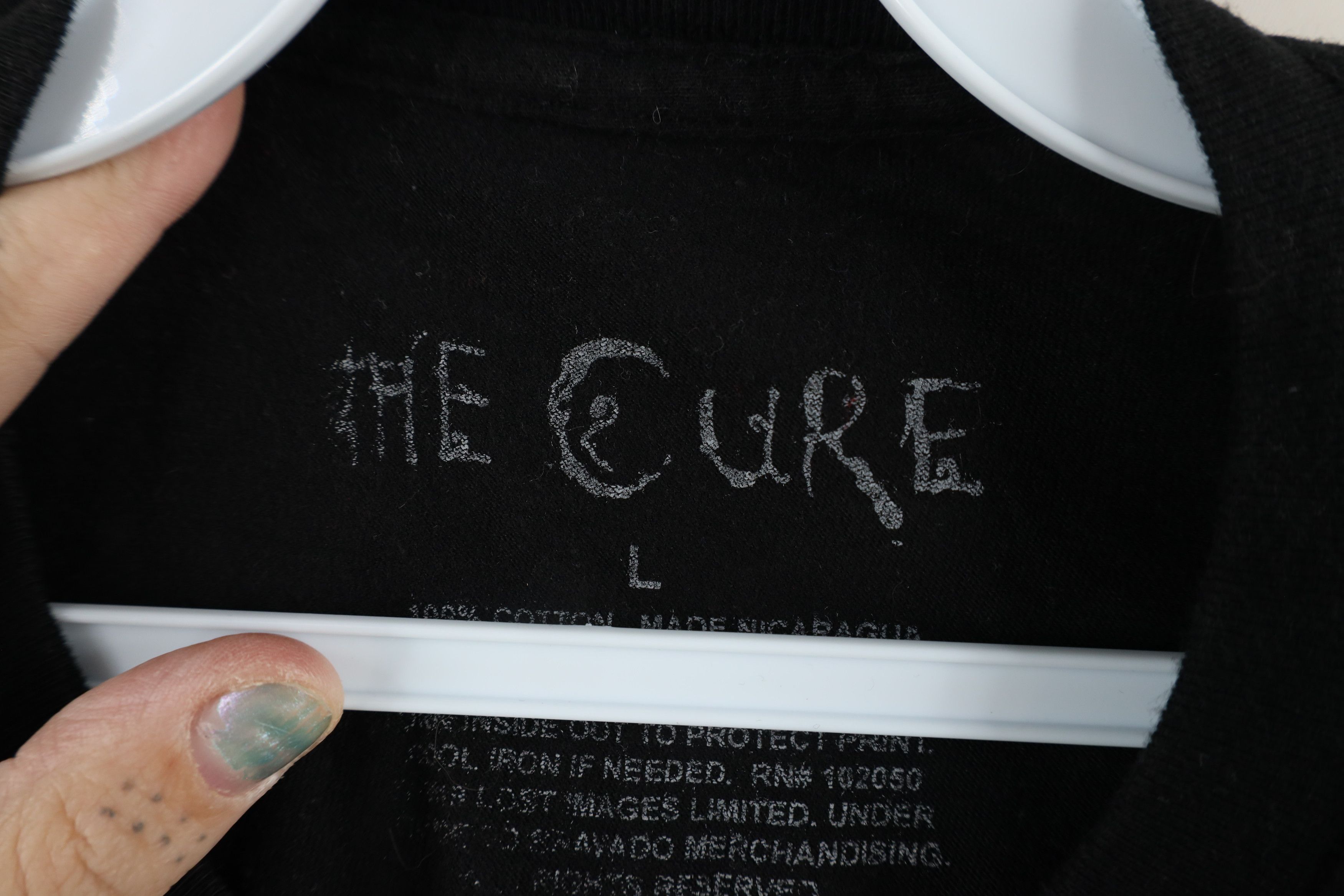 Vintage Retro Out Boys Don't Cry The Cure Band T-Shirt Black Size US L / EU 52-54 / 3 - 8 Thumbnail