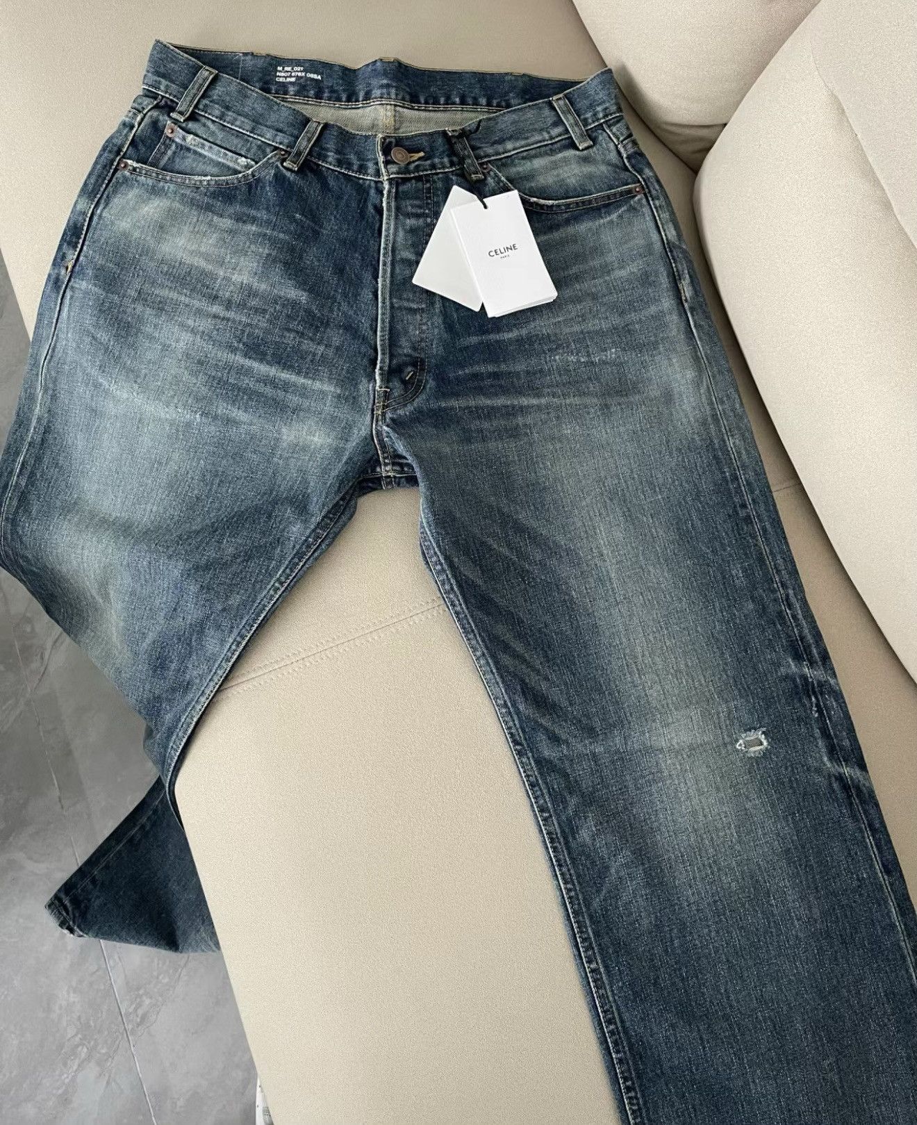 Celine × Hedi Slimane 24ss Celine Wesley Jeans (MIDNIGHT SAPPHIRE