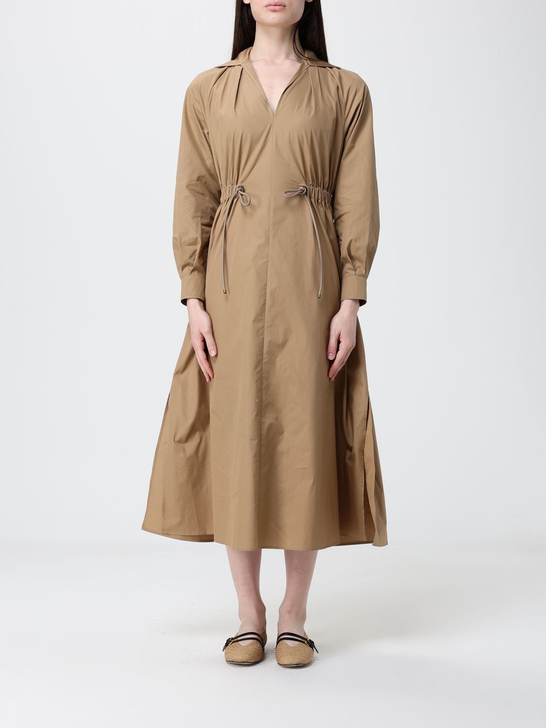 Max Mara Max Mara Dress Woman Brown Size M / US 6-8 / IT 42-44 - 1 Thumbnail