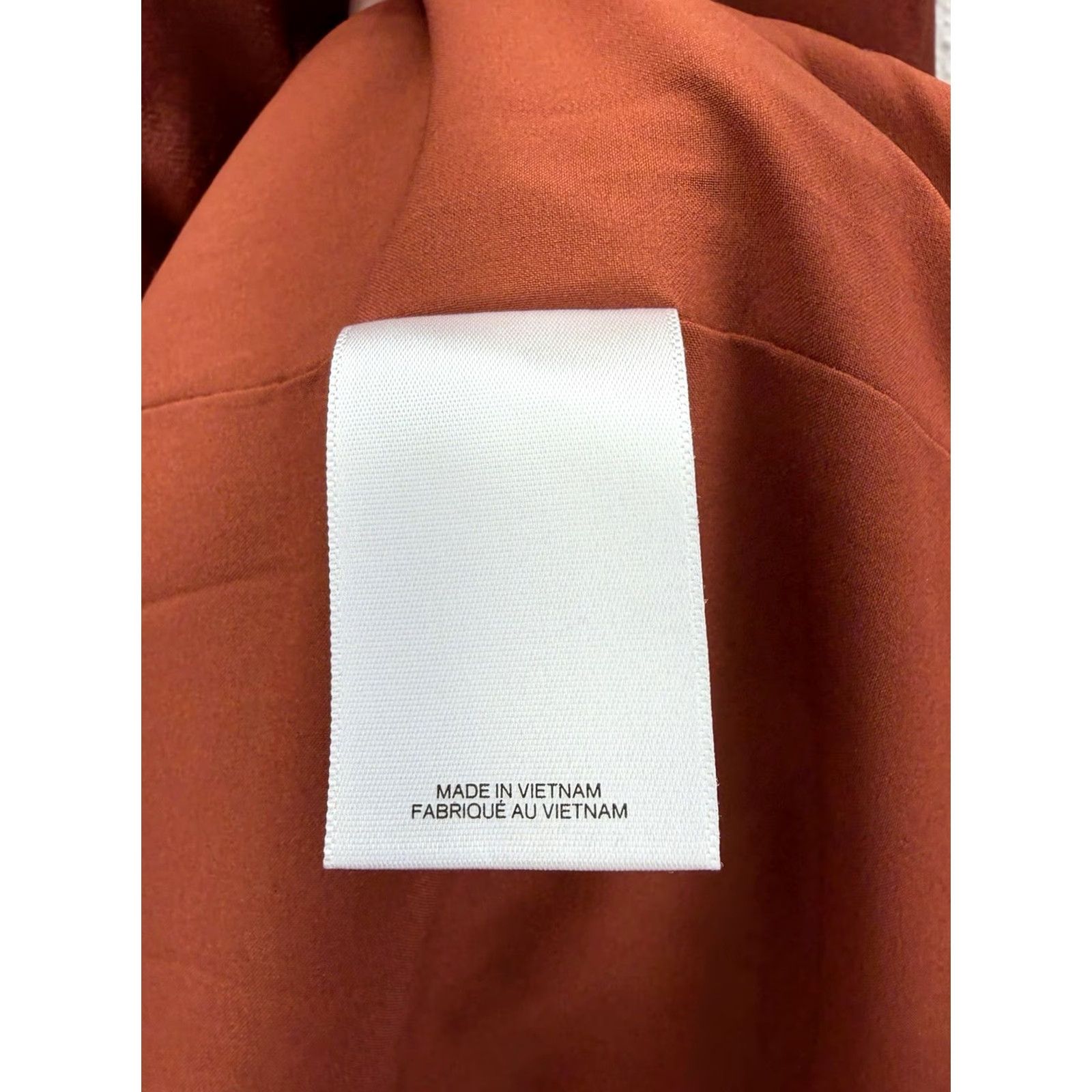 Express Express Blazer Shirt Womens Large Orange Long Sleeve Open Front Lined Size L / US 10 / IT 46 - 6 Thumbnail